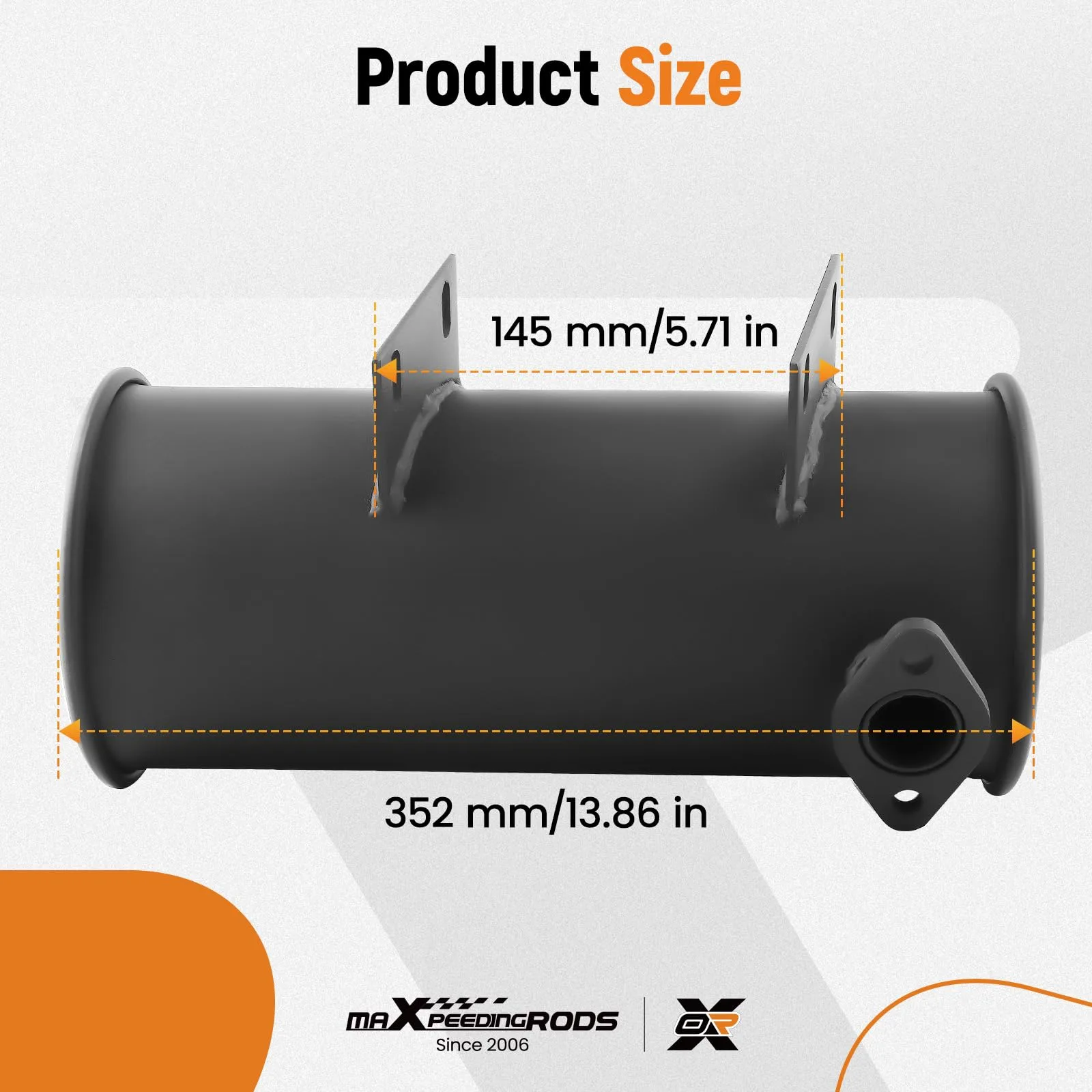 maXpeedingrods Muffler for E-Z-GO 2-Cycle Gas Carts image 4