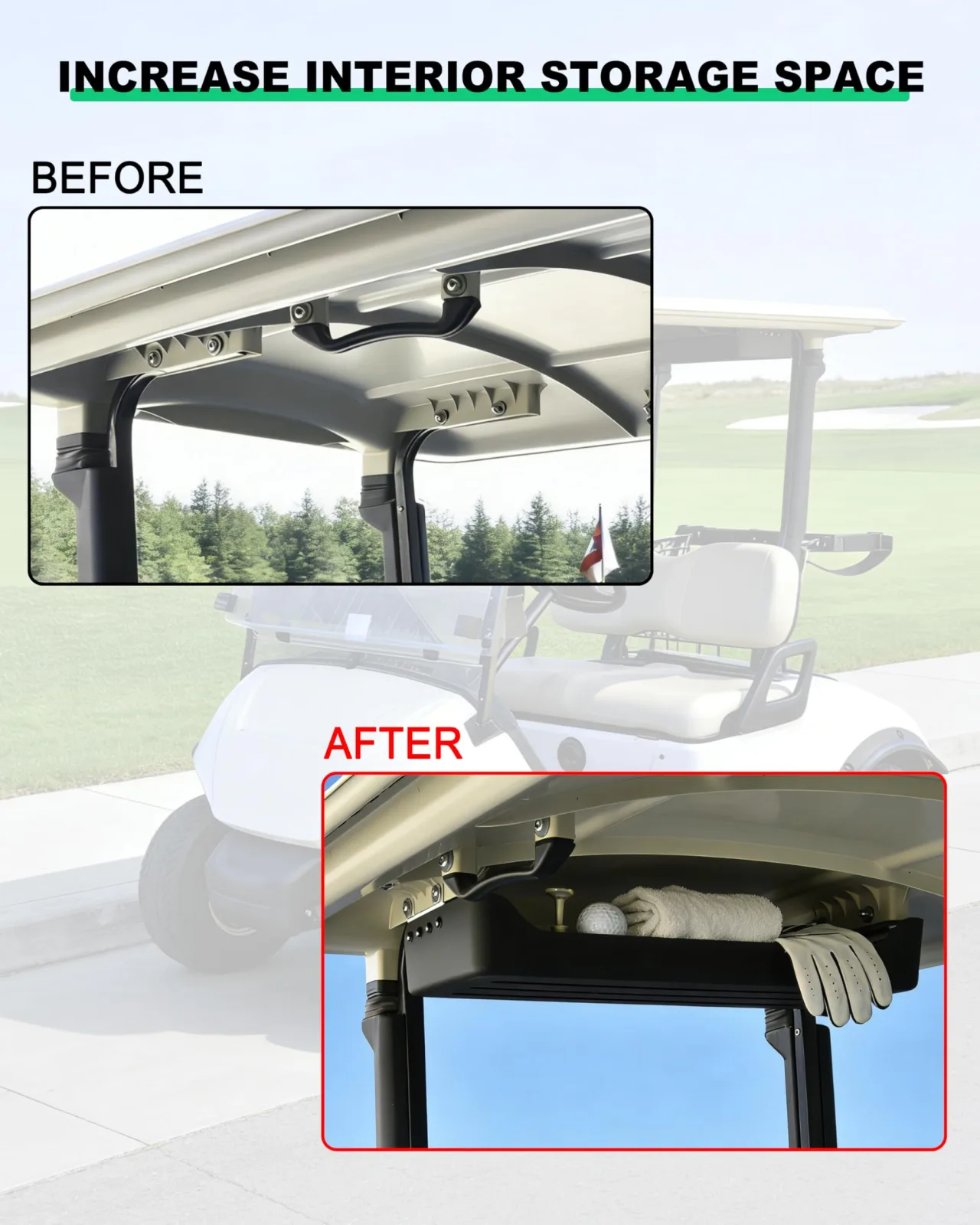 LDETXY Overhead Storage Tray for Yamaha Drive2 G29 image 3