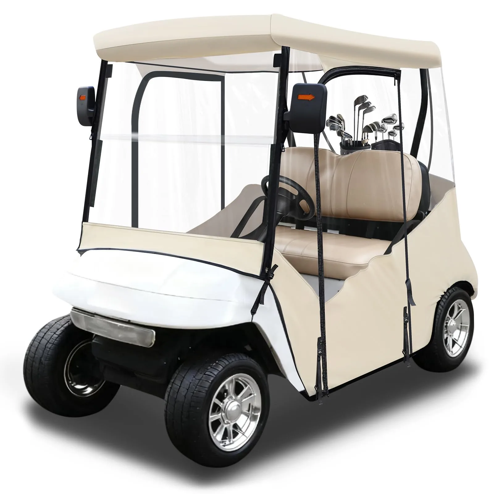 iLSKW 2-Passenger Golf Cart Enclosure for EZGO TXT/RXV