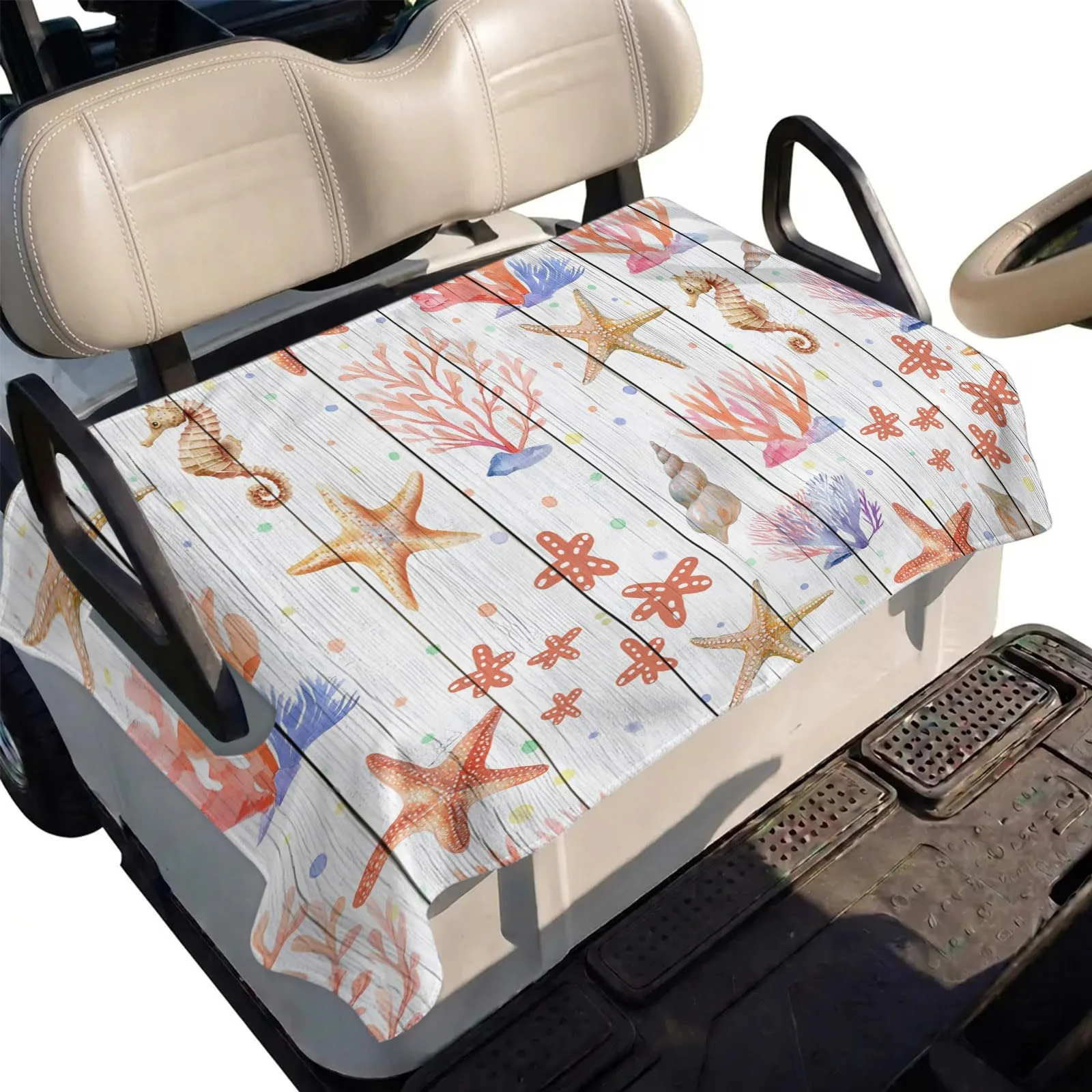 DecorLovee Golf Cart Seat Cover, 51 x 31 in
