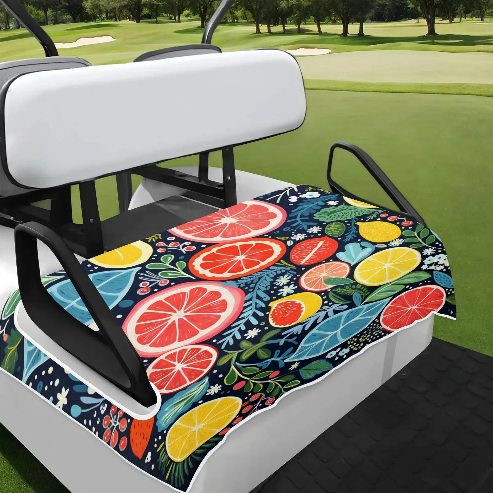 Tiveruda Golf Cart Seat Cover for Double Seats 51 x 31 in