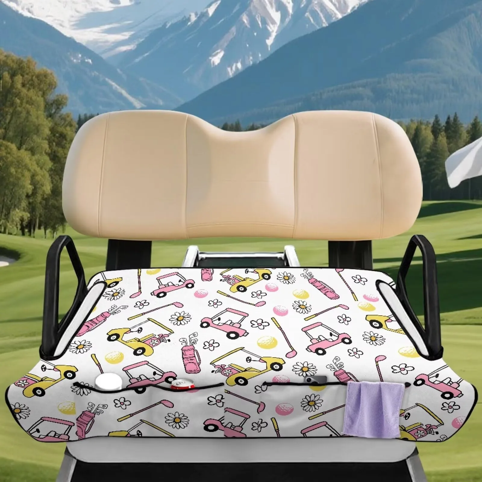 Rnyleeg Universal 2-Seater Golf Cart Seat Cover RN-YSFA3958CZQ38-P-31 image 2