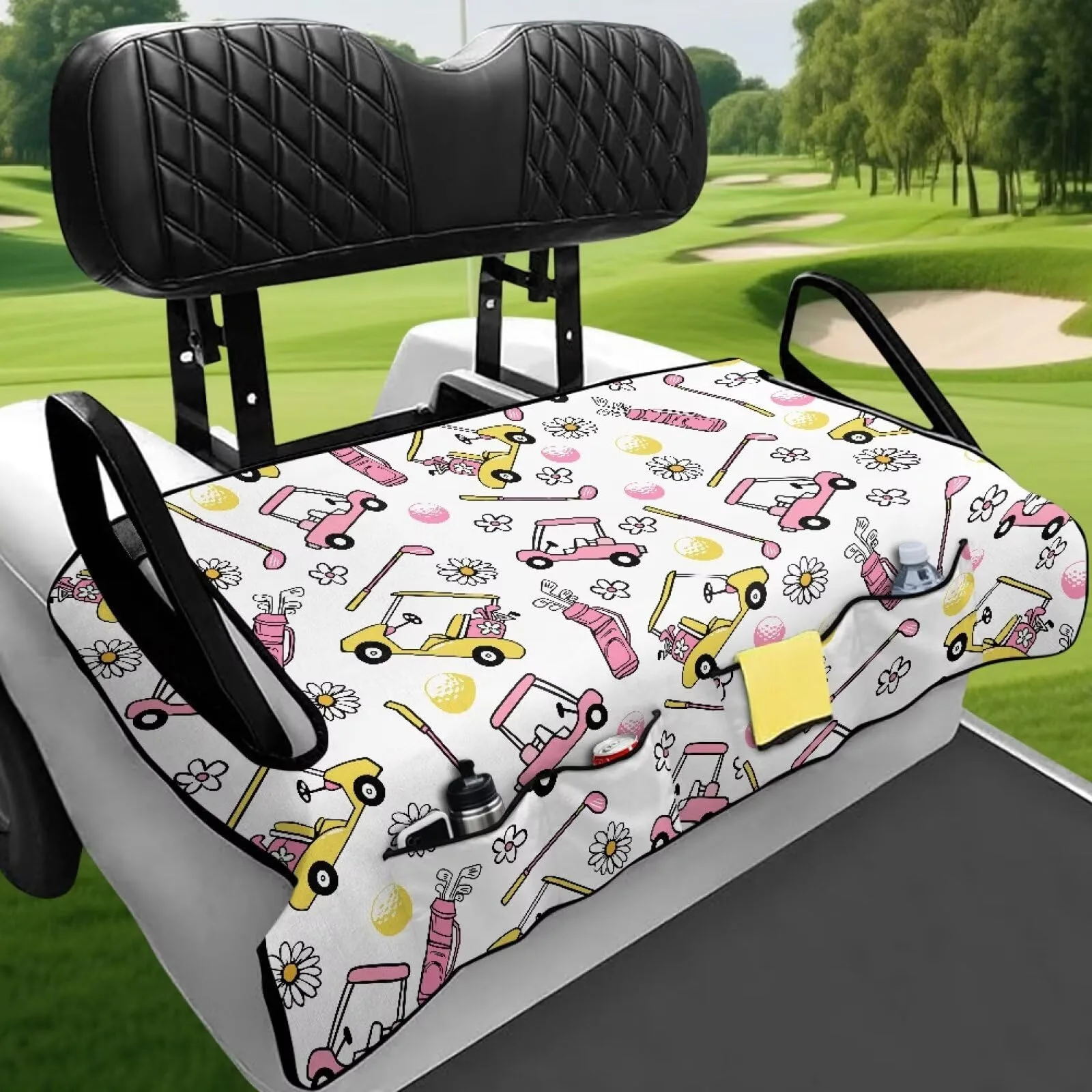 Rnyleeg Universal 2-Seater Golf Cart Seat Cover RN-YSFA3958CZQ38-P-31 image 3