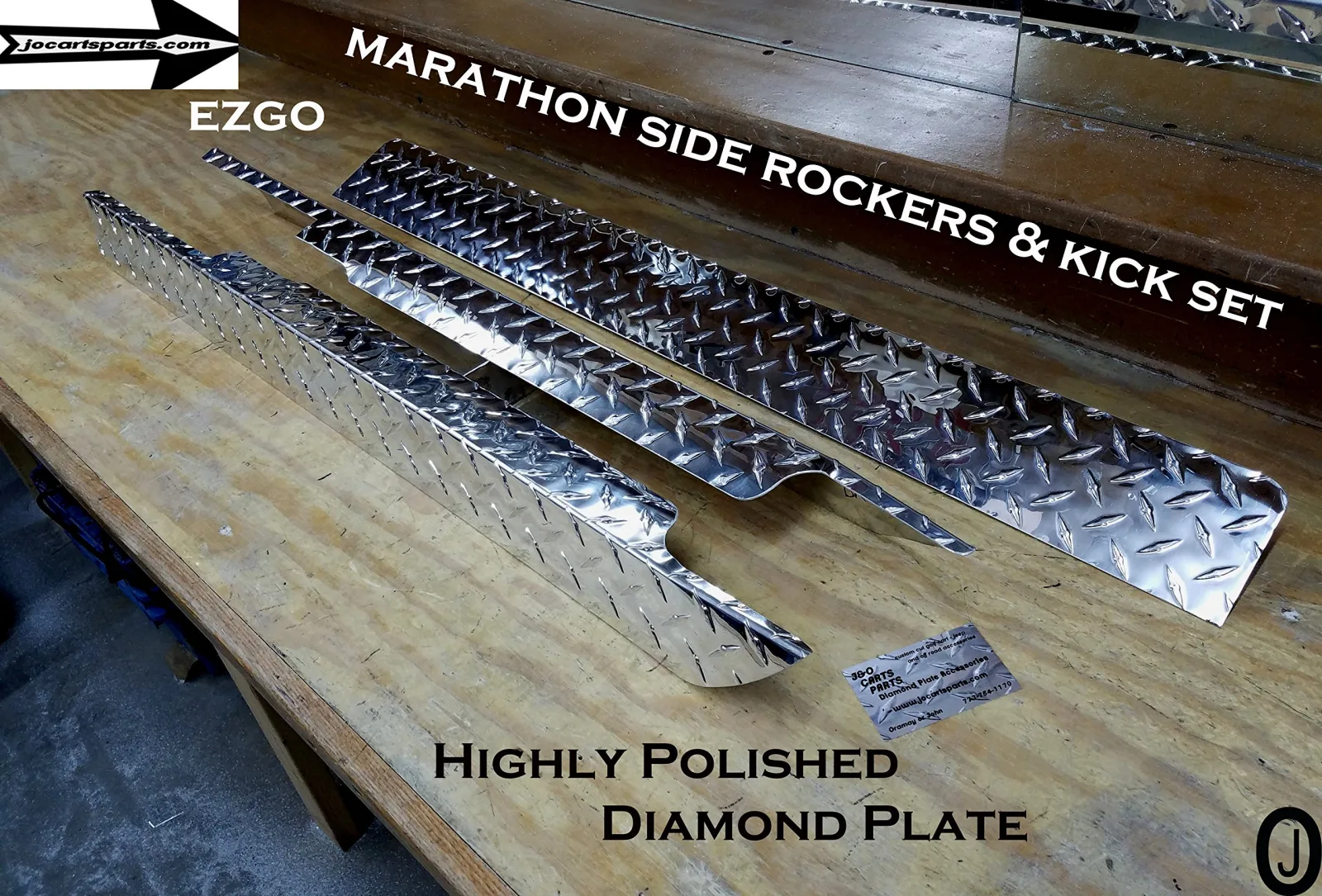 E-Z-GO Marathon Aluminum Rocker Panels and Kick Plate image 2