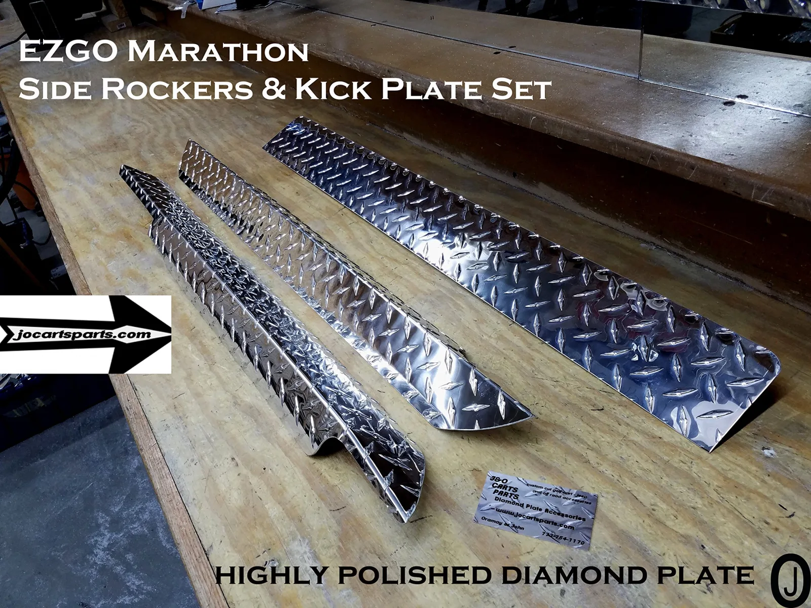 E-Z-GO Marathon Aluminum Rocker Panels and Kick Plate image 4