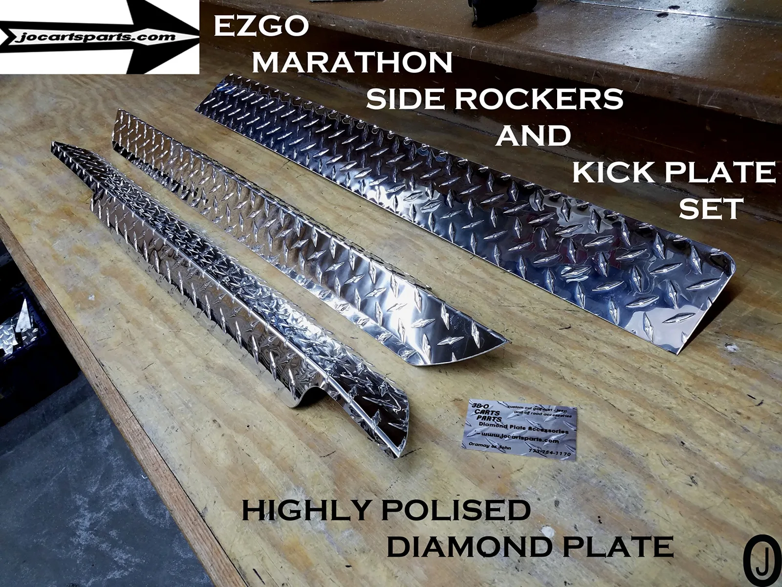 E-Z-GO Marathon Aluminum Rocker Panels and Kick Plate