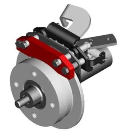3G Rear Disc Brake Kit for Lifted E-Z-GO Electric Carts image 2