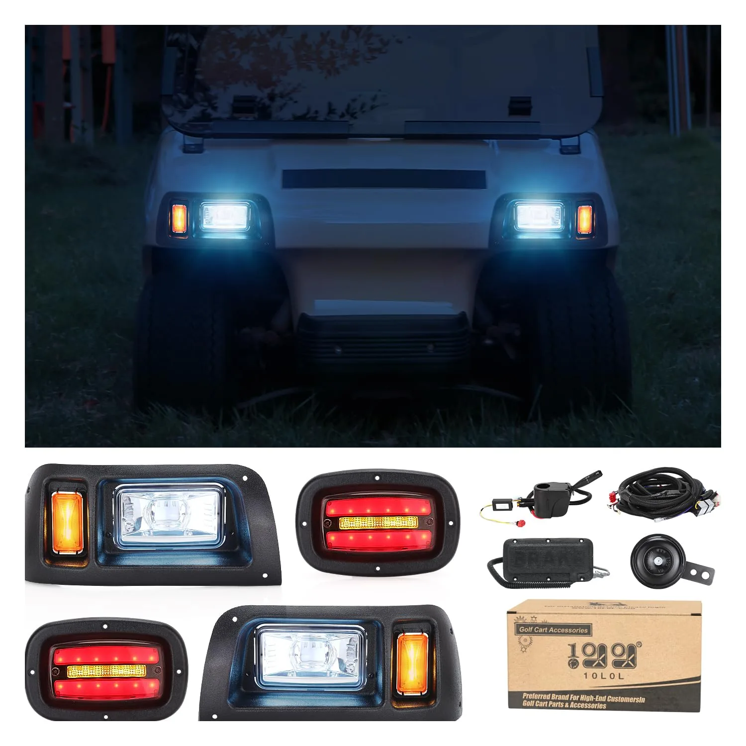 10L0L Y45-C LED Light Kit for Club Car DS