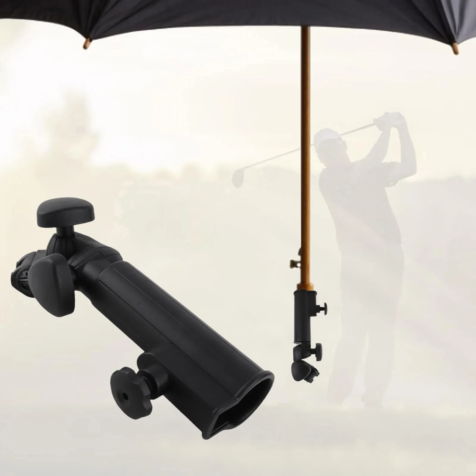 Hapivida Umbrella Holder for Golf Push Carts — Fits 0.75in Handlebars image 4