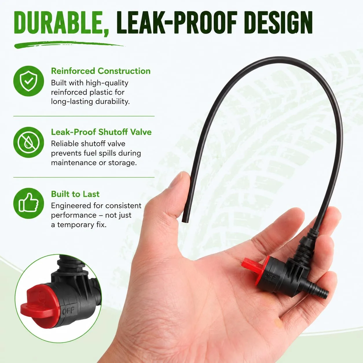 10L0L Fuel Siphon Tube for Club Car Precedent Gas image 4