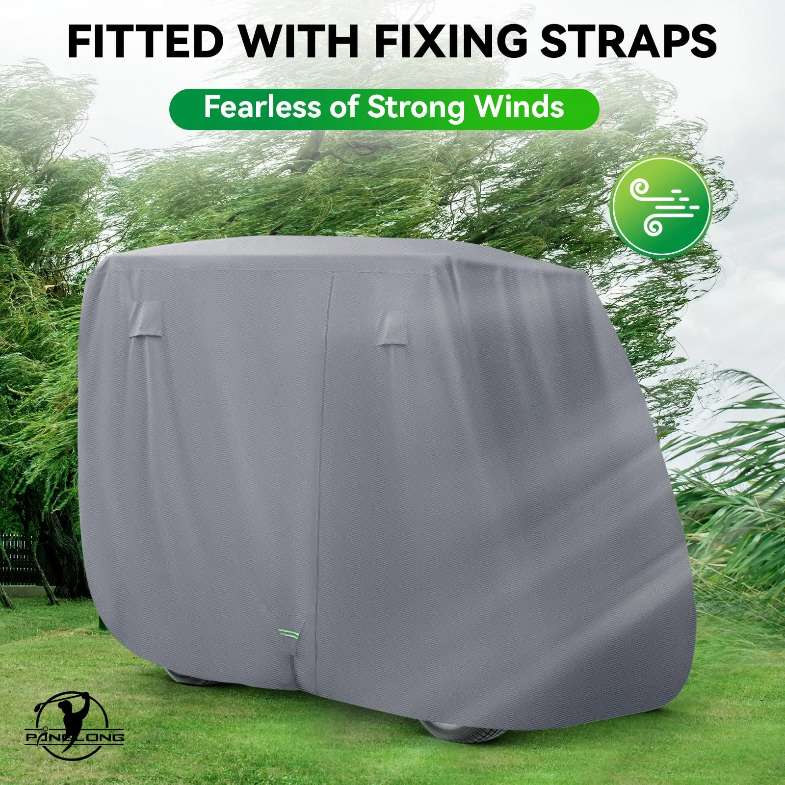 Panglong Waterproof Golf Cart Cover for 2/4-Seat Carts image 3