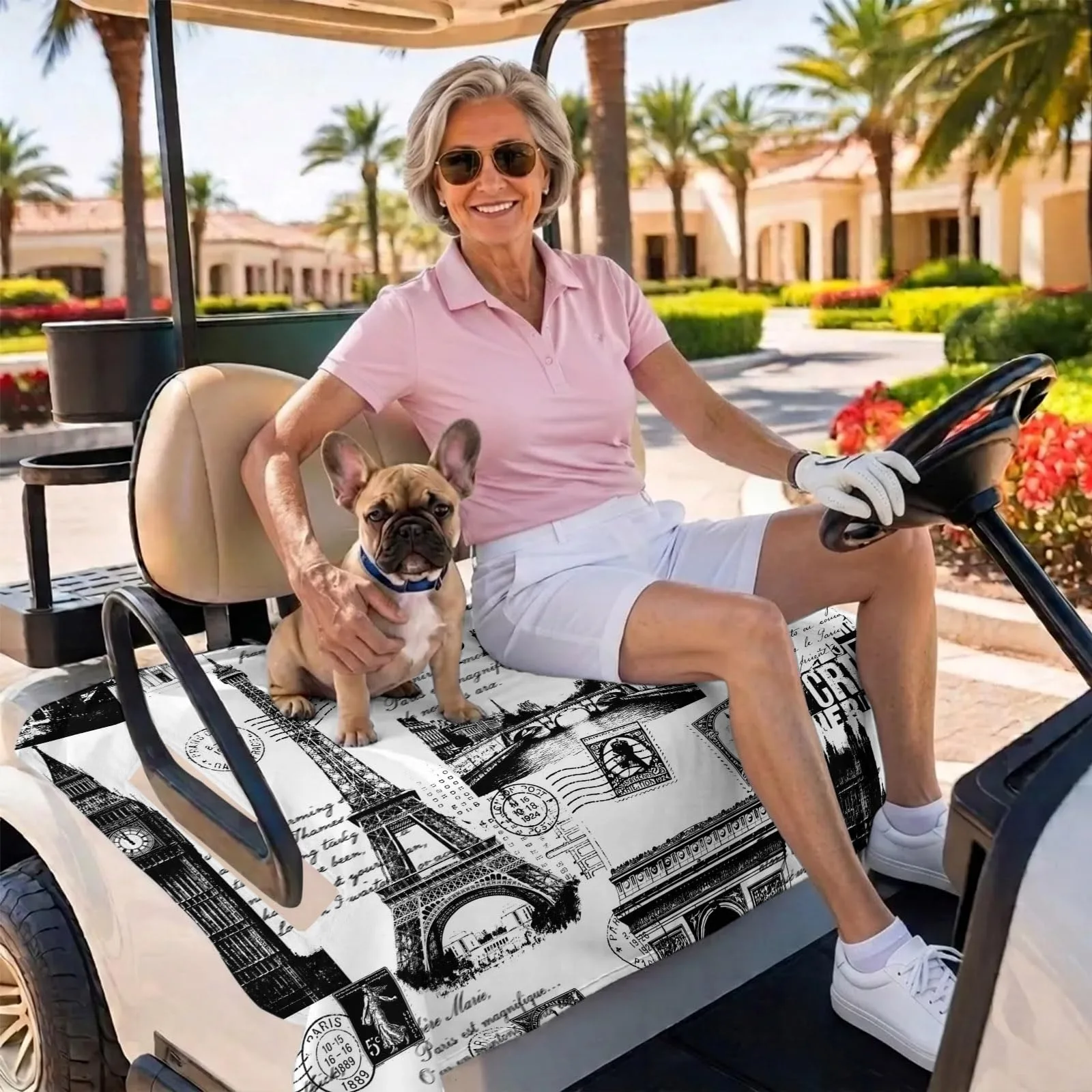 BEMIGO 51 x 31-Inch Golf Cart Seat Cover image 3