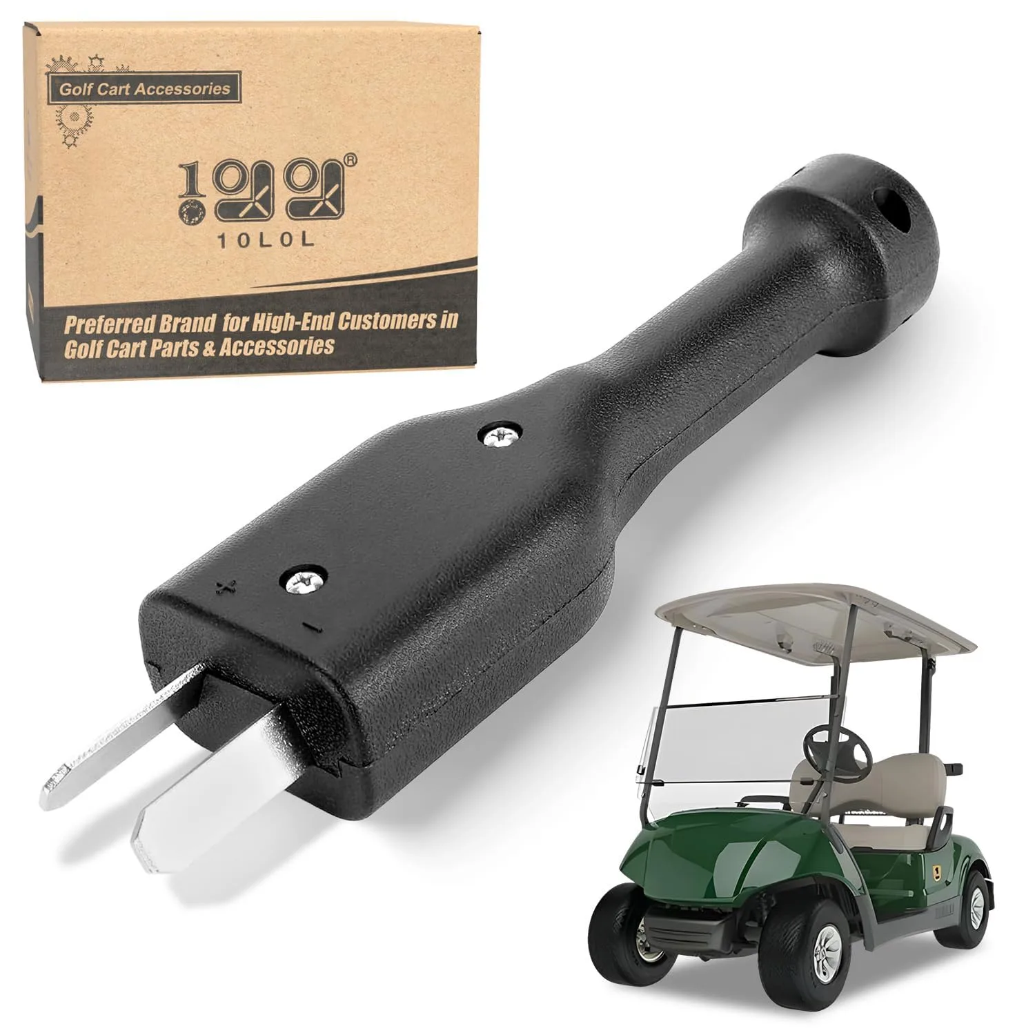 10L0L 36V 2-Prong Crowfoot Golf Cart Charger Plug