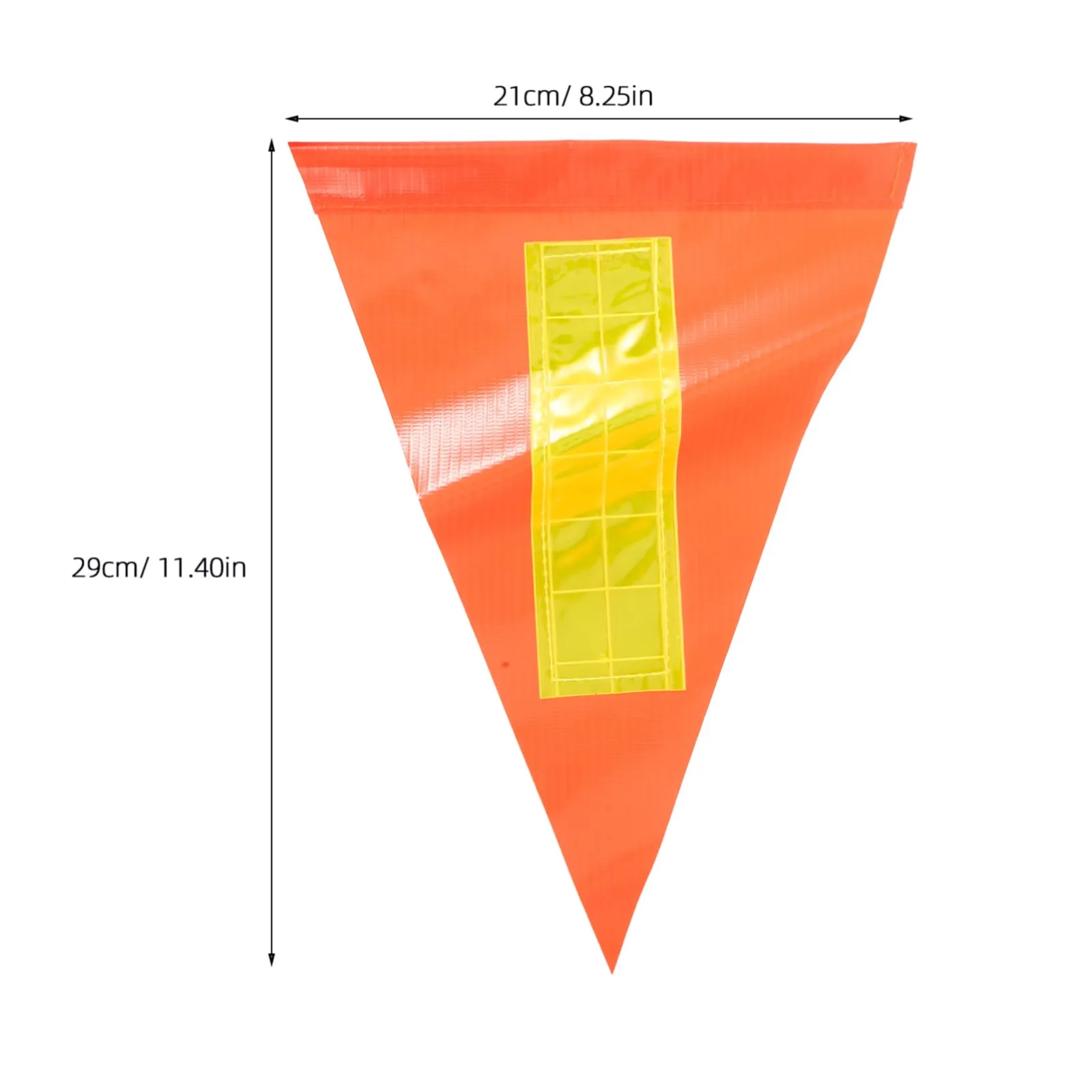 VOSAREA Reflective Orange Telescopic Safety Flag – T02HOP8812J14DVT image 2