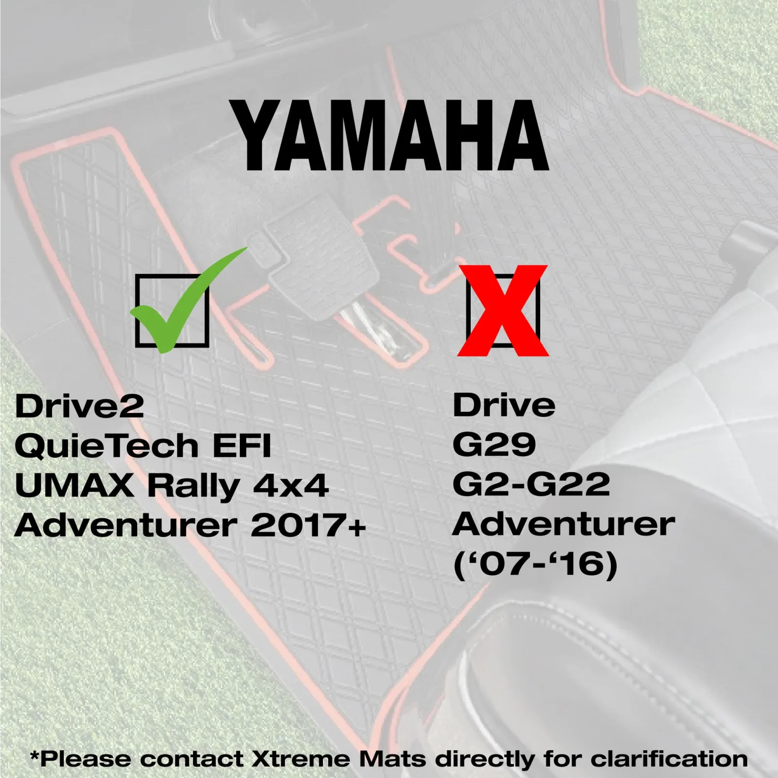 Xtreme DM12 Dash Mat for Yamaha Drive2 image 2
