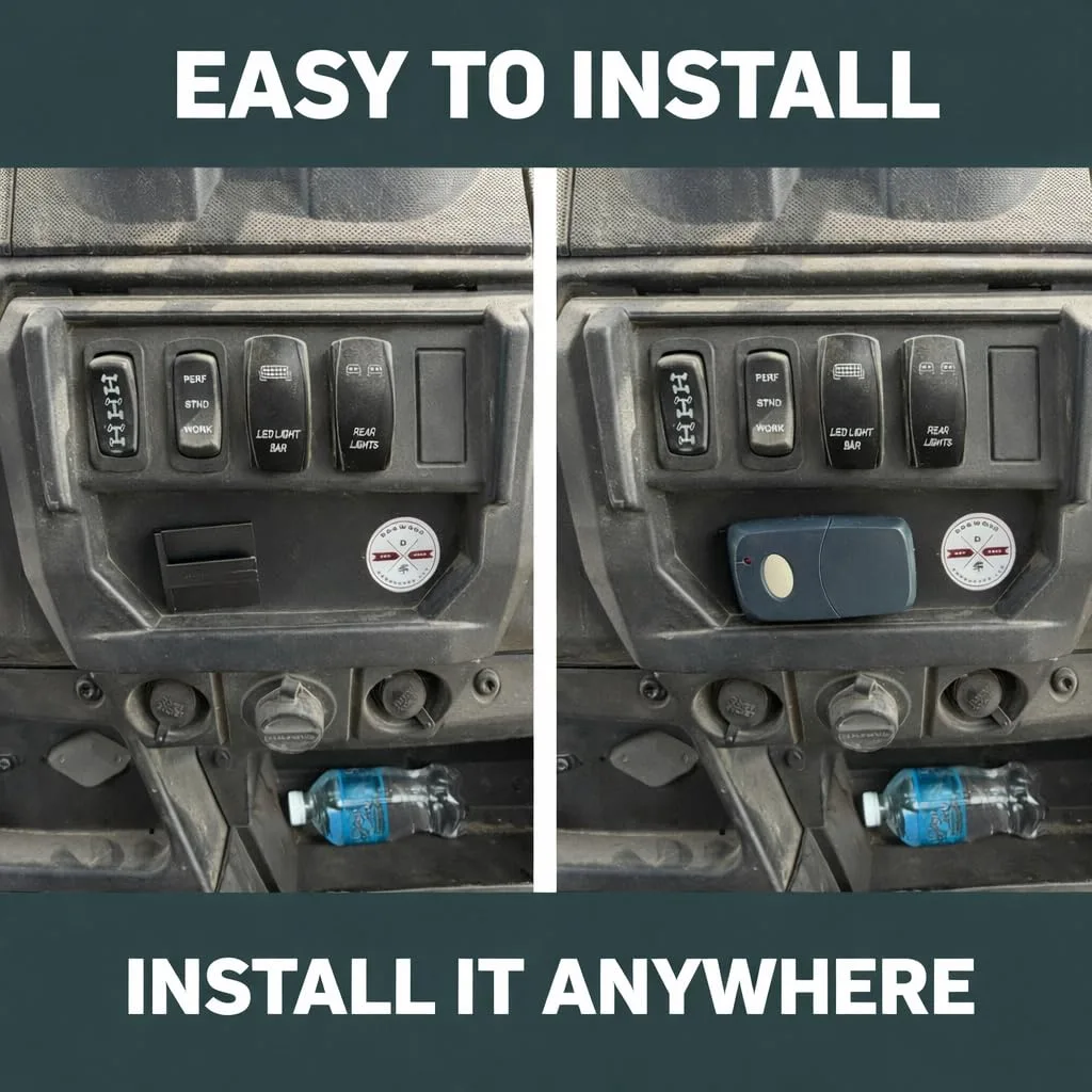 Universal Golf Cart Garage & Gate Remote Holder image 2