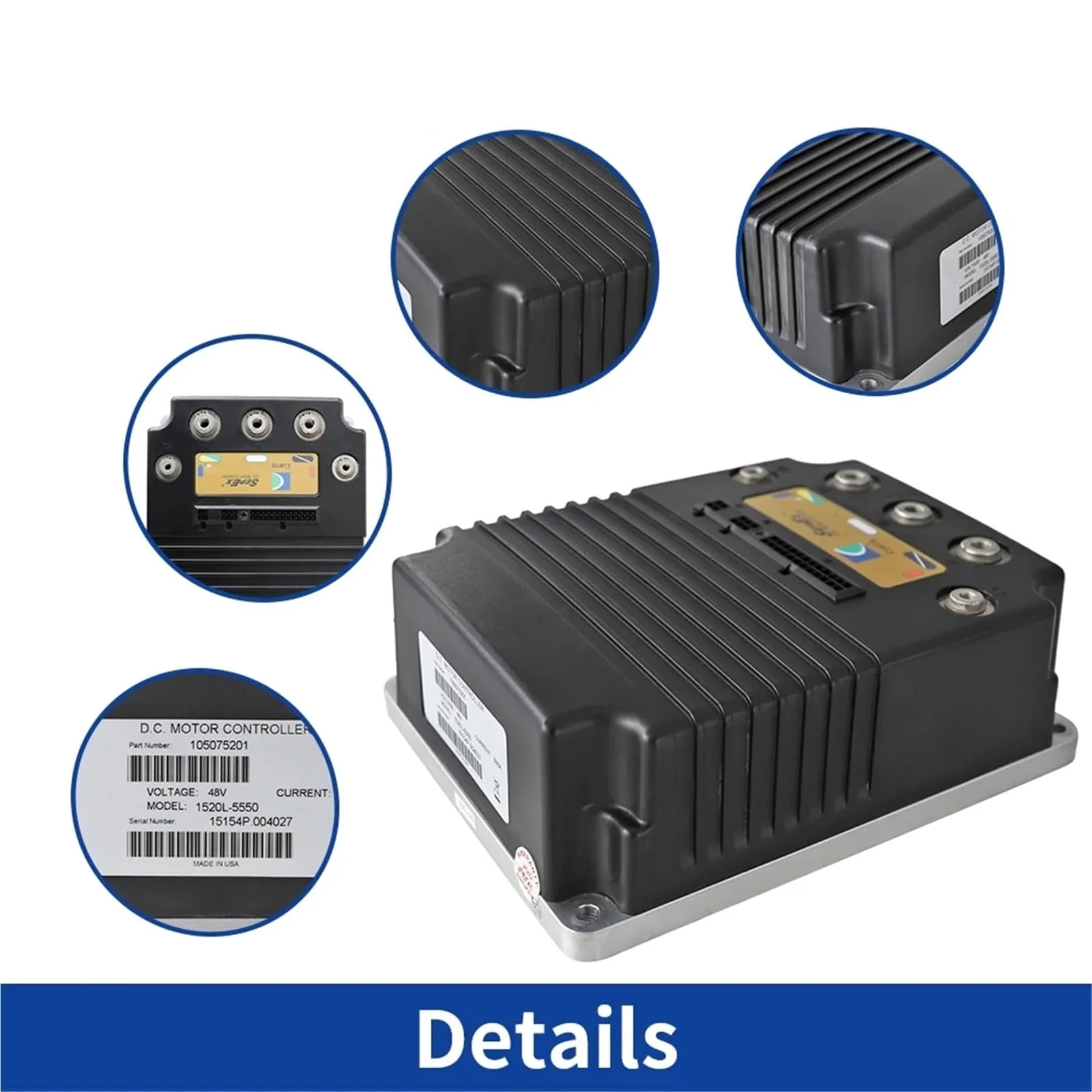 NRMGMGT 1520L-5550 48V 500A Motor Controller (105075201) image 3