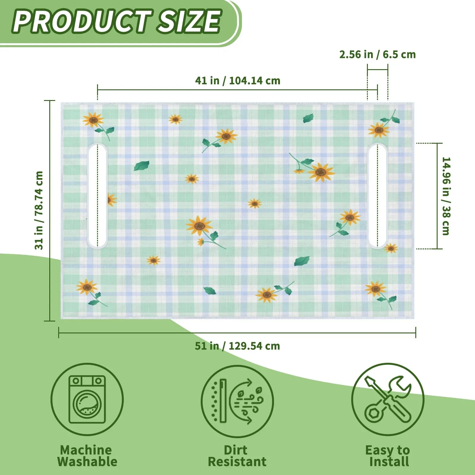 Tiveruda Golf Cart Seat Cover for Double Seats 51 x 31 in image 2
