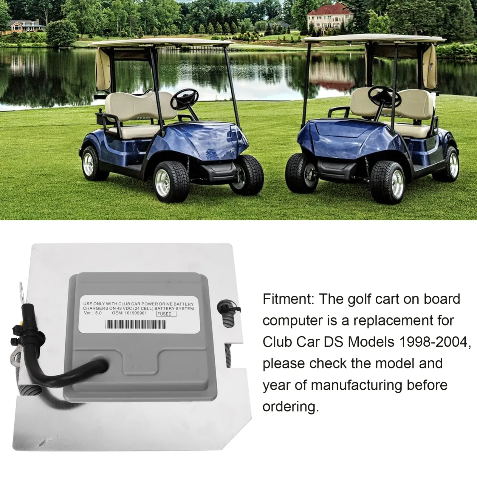 Samst 48V OBC for Club Car DS 1998-2004 image 3