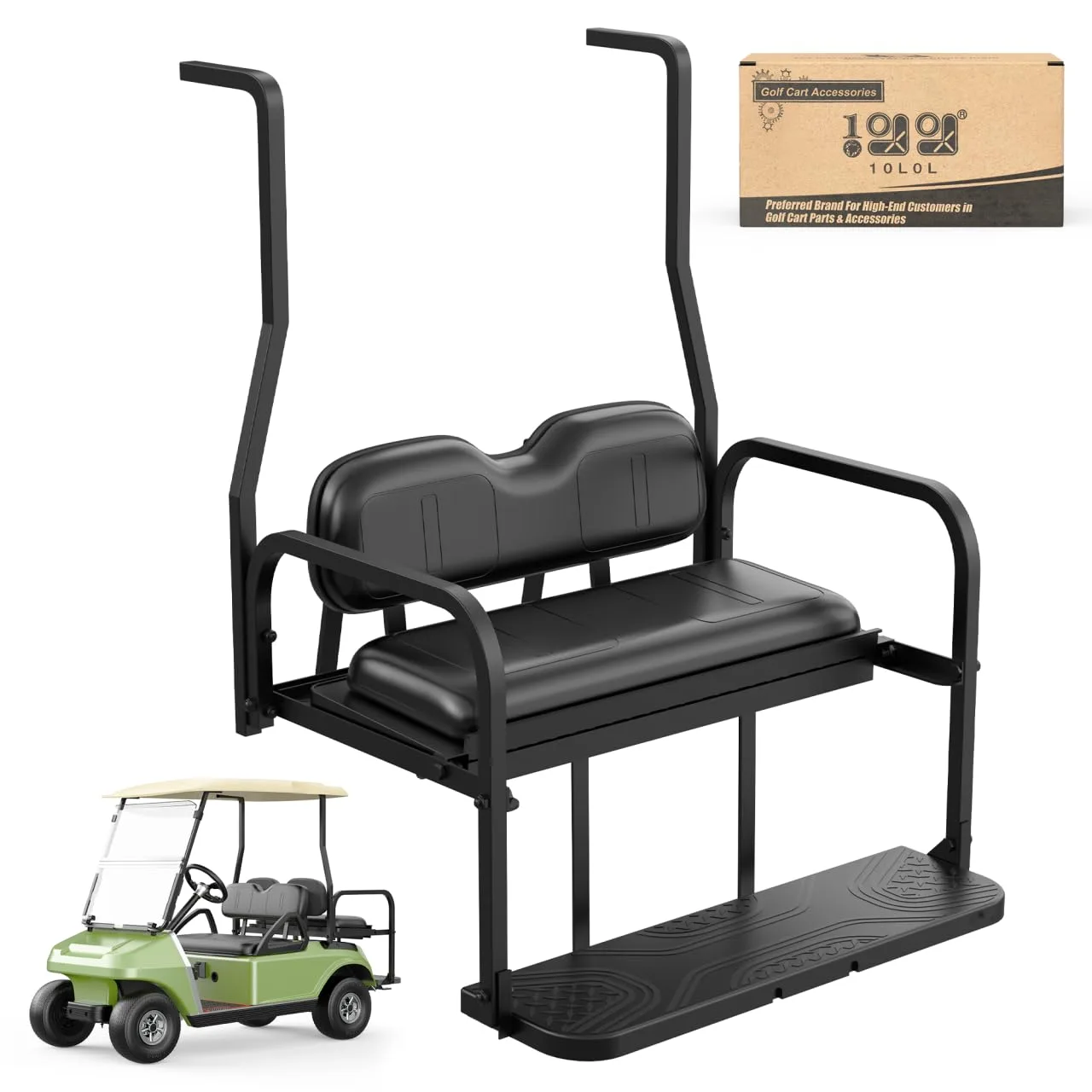 10L0L Rear Flip Seat Kit for Club Car DS