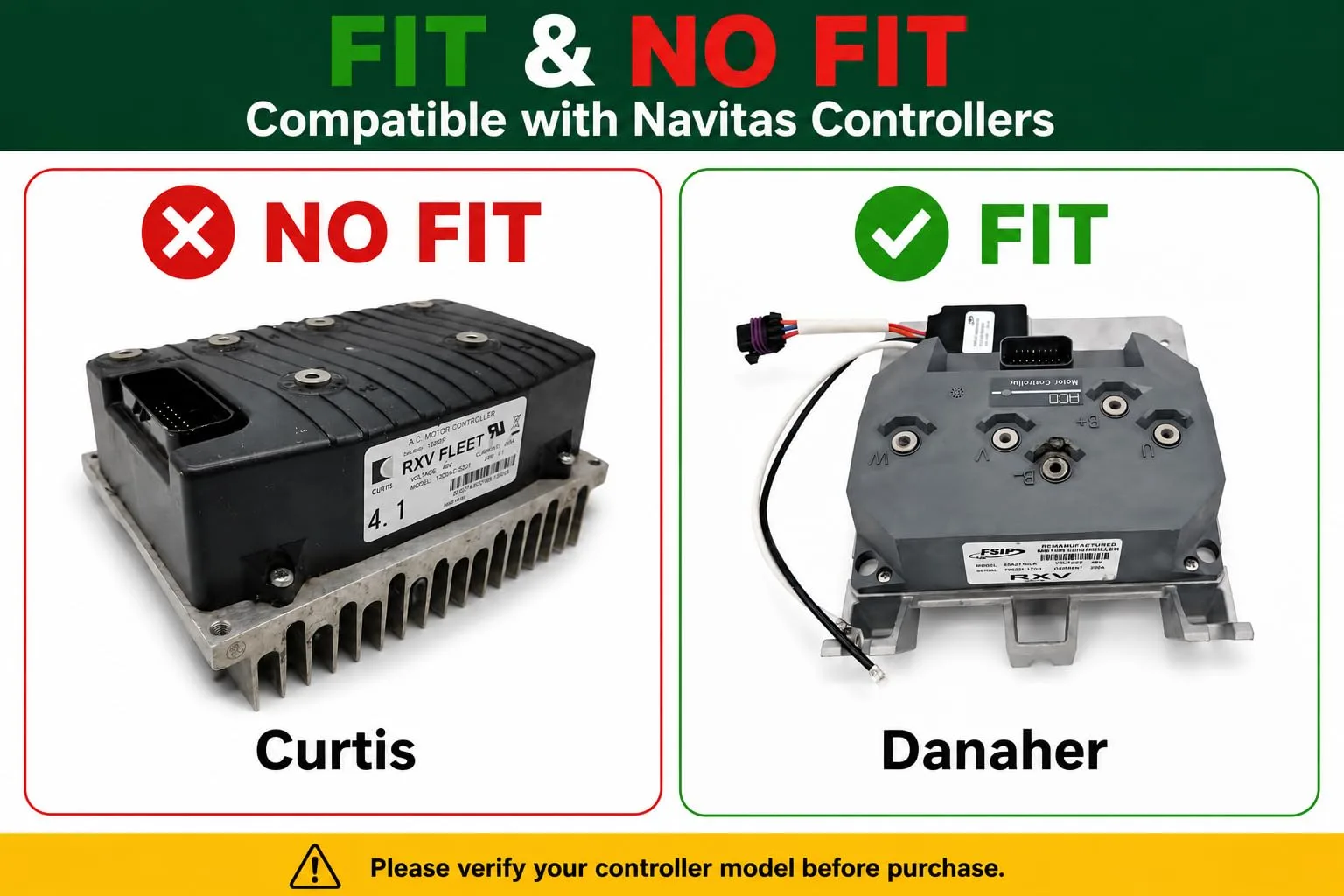 Navitas 600A Controller Kit for E-Z-GO RXV 2008-2011 image 2
