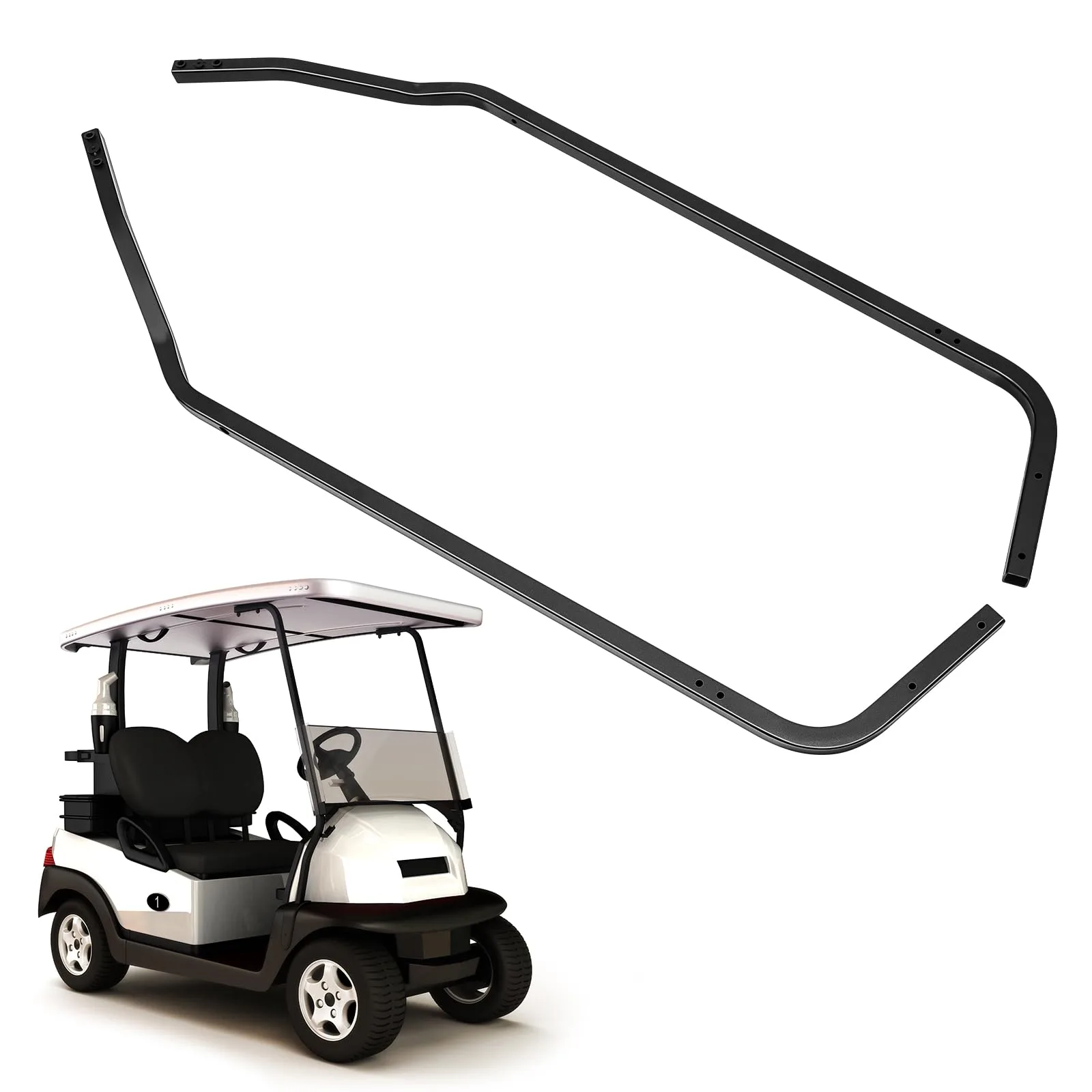 Gemscream Golf Cart Front Roof Supports 2004-2021
