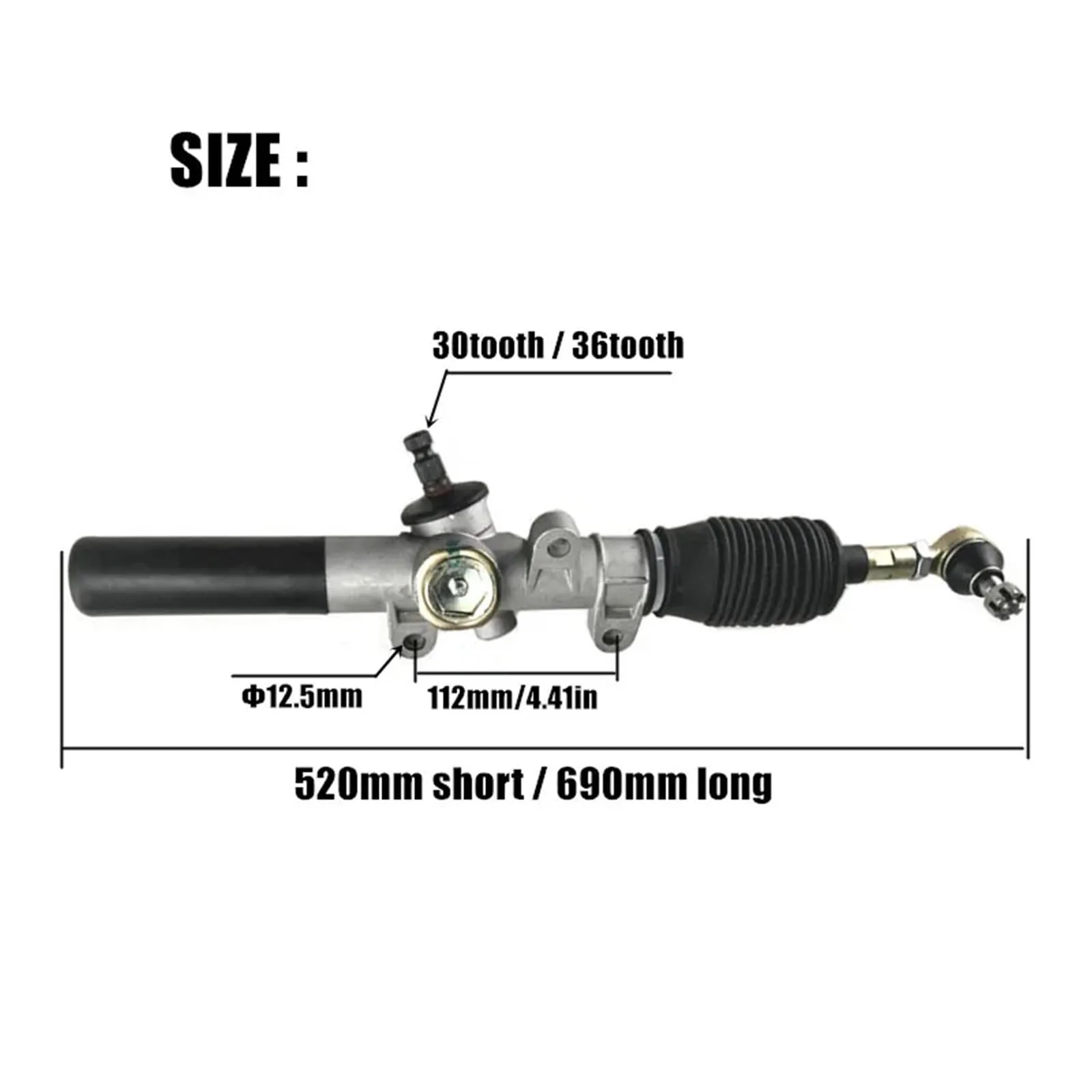 YkOHzqFHC Steering Gearbox Assembly (30 or 36 Tooth) image 2