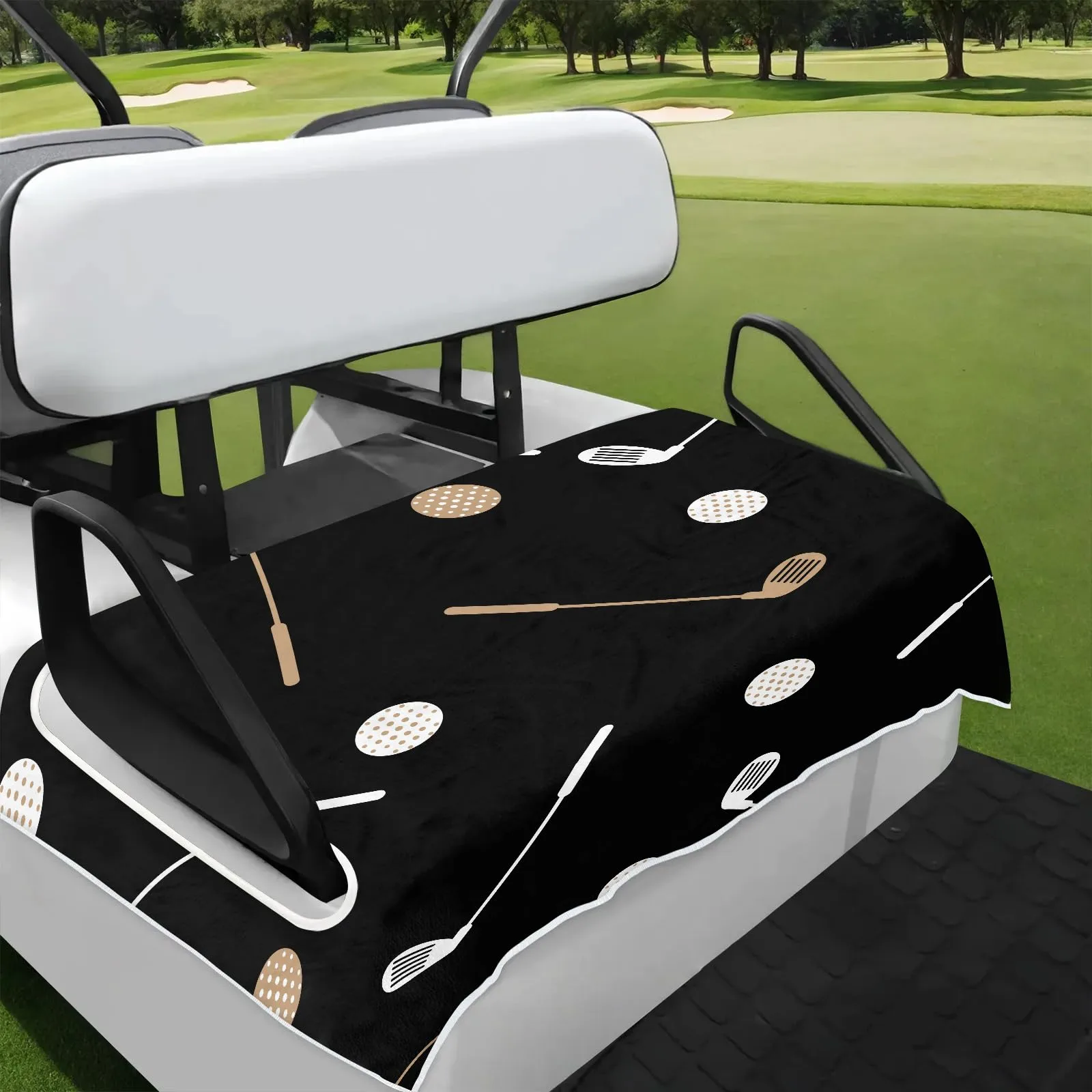 Tiveruda Golf Cart Seat Cover for Double Seats
