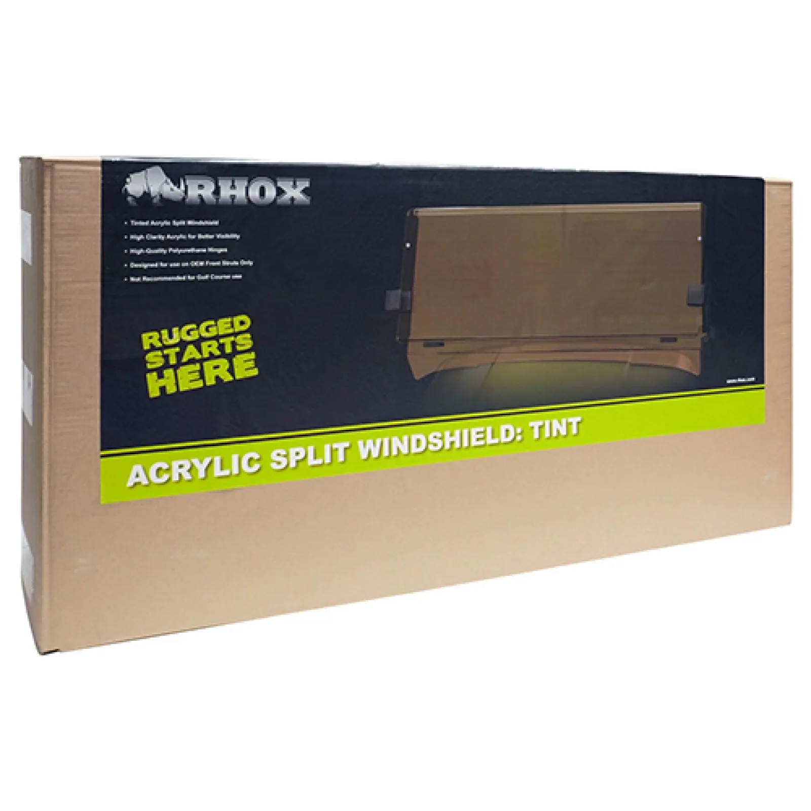 RHOX WIN-1006 Windshield for Club Car 2000+ image 2