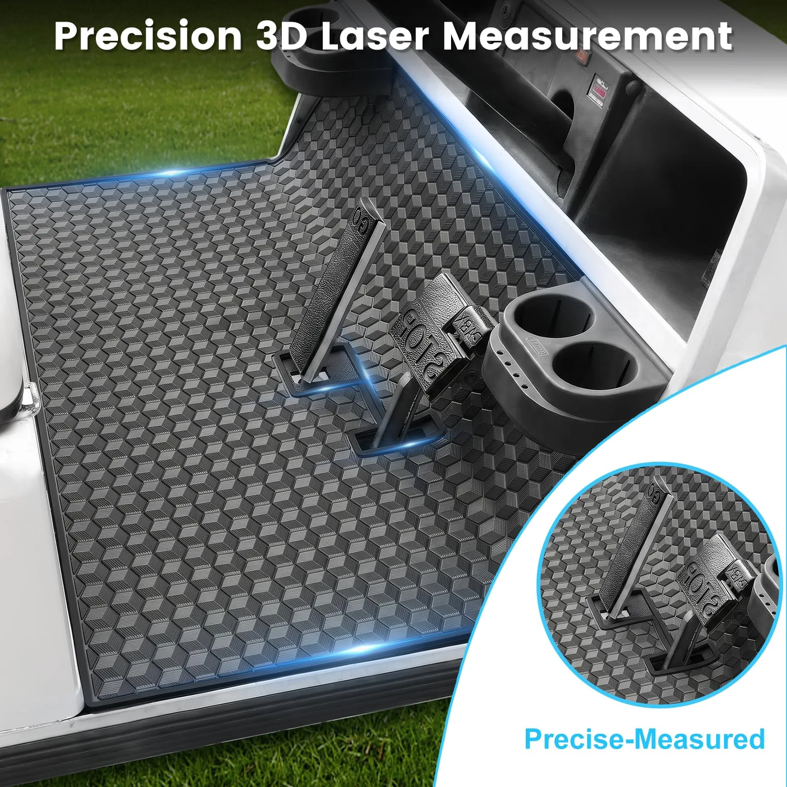 iLSKW Golf Cart Floor Mat for Club Car DS 1982-2013 image 3