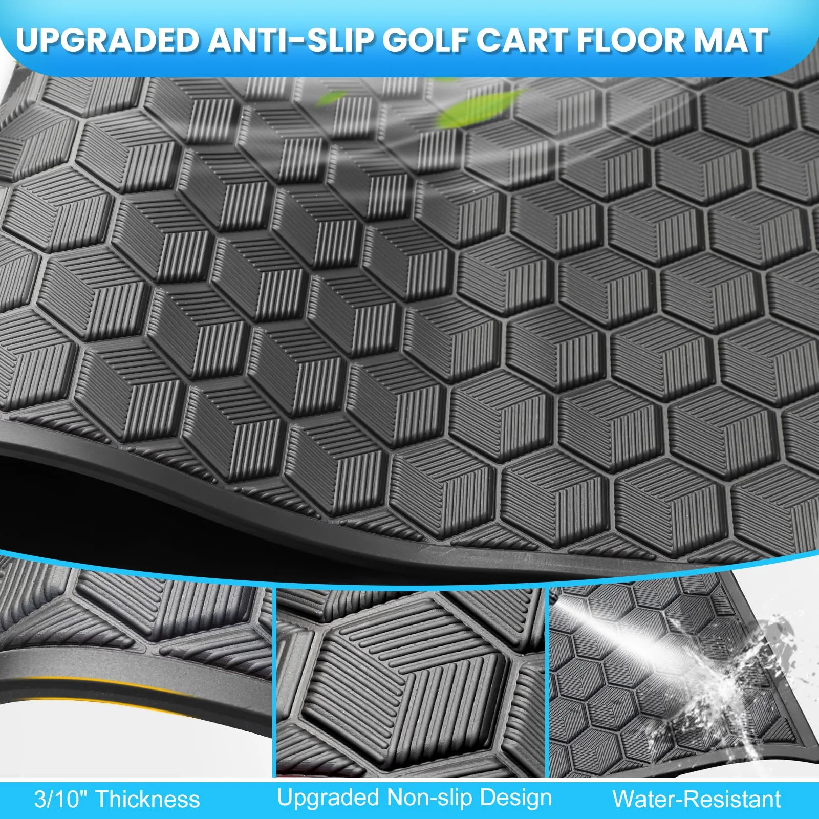 iLSKW Golf Cart Floor Mat for Club Car DS 1982-2013 image 4