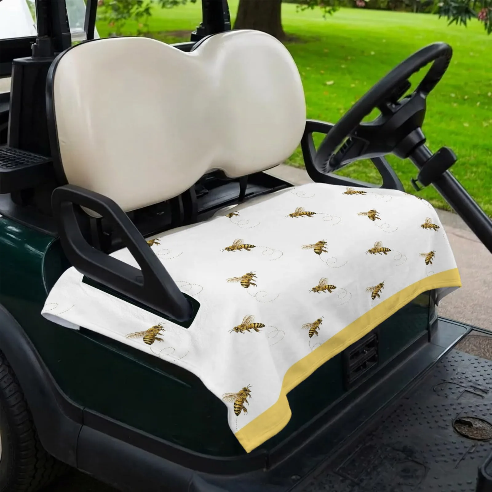 Trosturdspn Golf Cart Seat Towel Blanket, 51 x 31 in