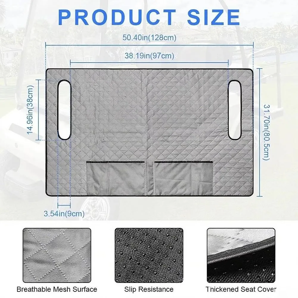 WOSDED Seat Cover for E-Z-GO RXV 4 Passenger – MZXCVCBN-25560435-DQ image 4