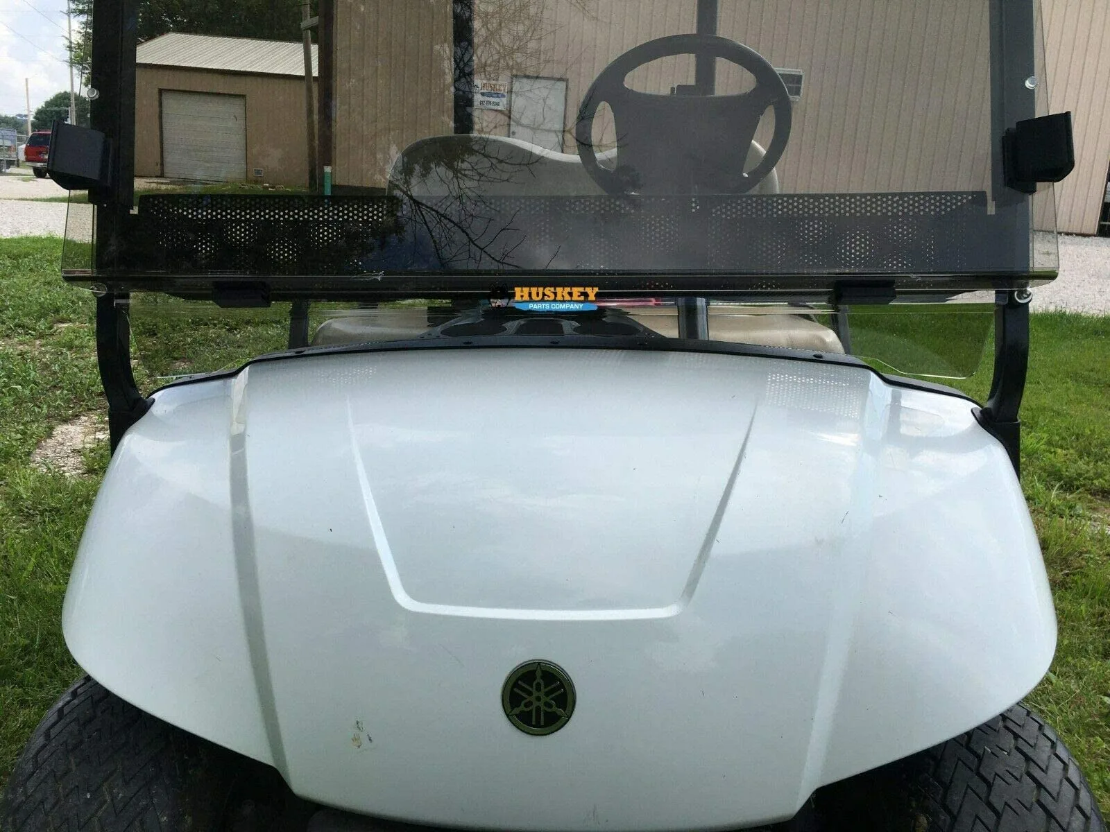 Huskey Golf Cart Front Basket Storage Basket Dash Basket Compatible W/EZGO TXT/RXV,Club Car DS (2000.5+) Precedent/Tempo/Onward,YMH G29 Drive2 2007+ One Piece Solid Design & Larger Compartments image 4