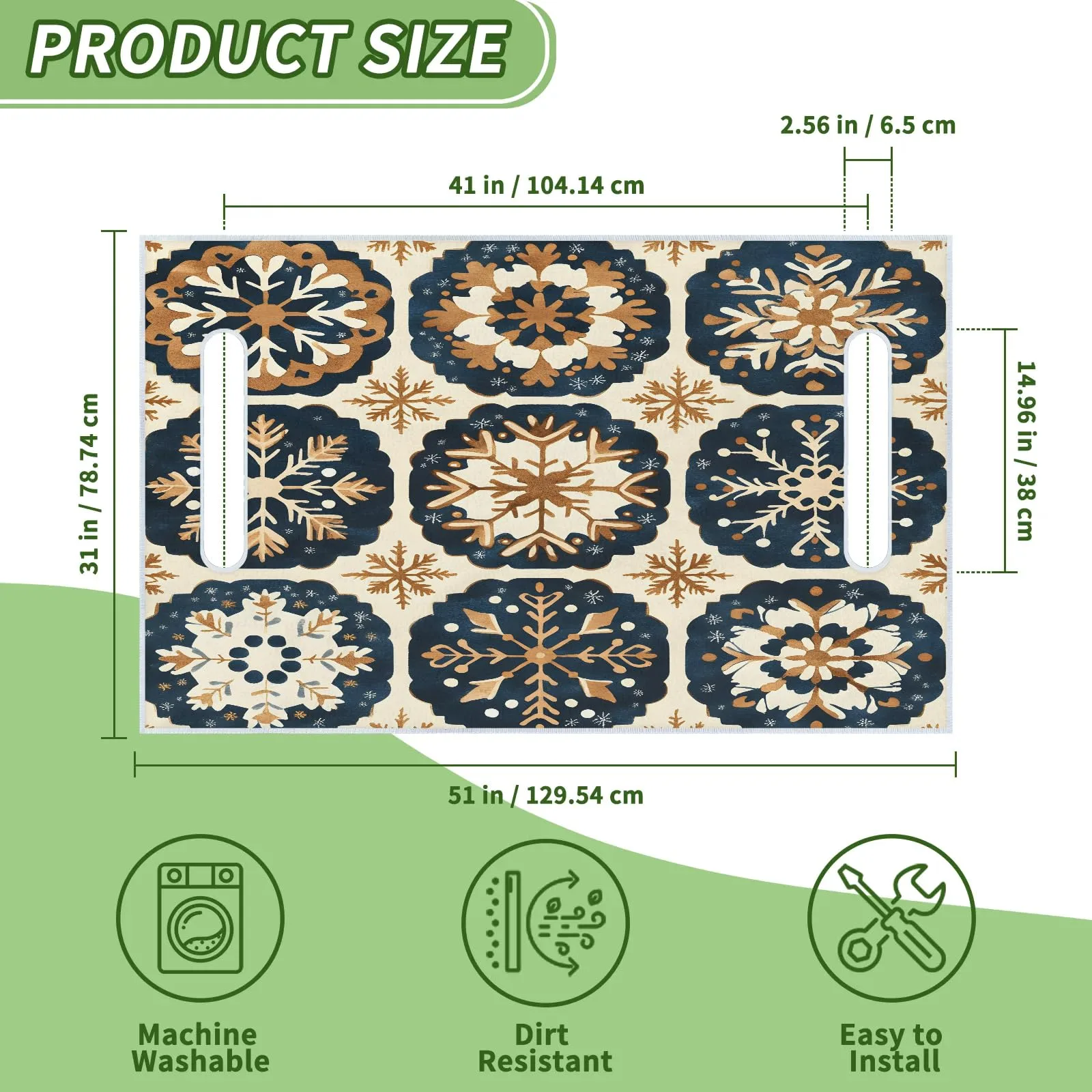 Tiveruda Golf Cart Seat Cover for Double Seats, 51 x 31 in image 2