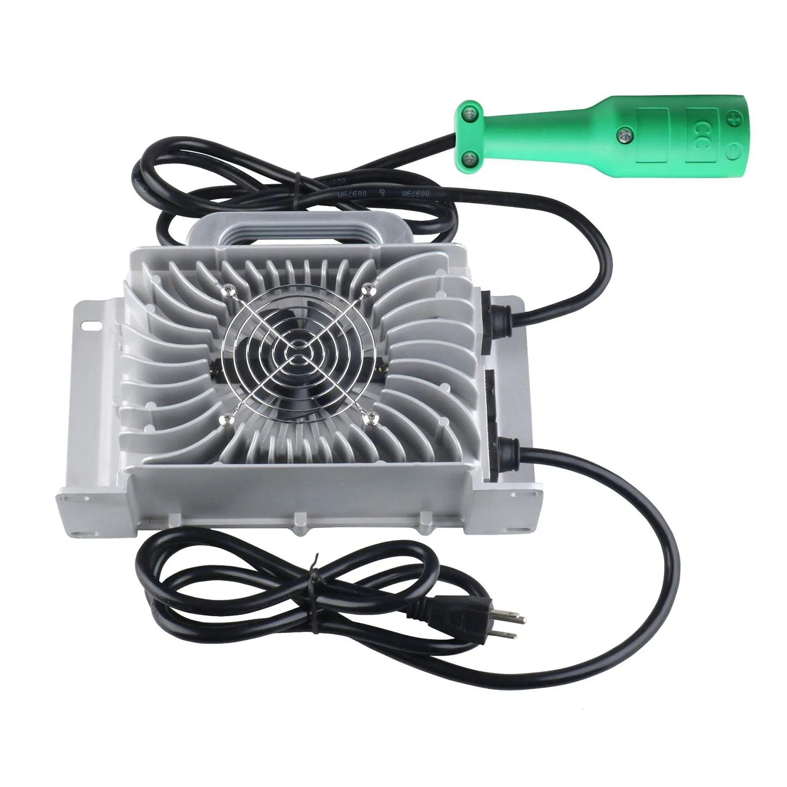 WYSWDJ 36V 25A Waterproof Golf Cart Battery Charger with 3-Pin Round Plug