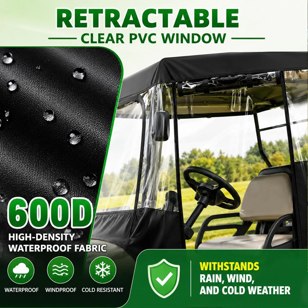 Vsjtzlkdp Enclosure for Cushman Shuttle 2, 2000-2025 image 2