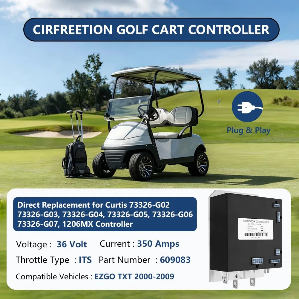 CIRFREETION DB-73326G02 36V Controller for E-Z-GO TXT image 2