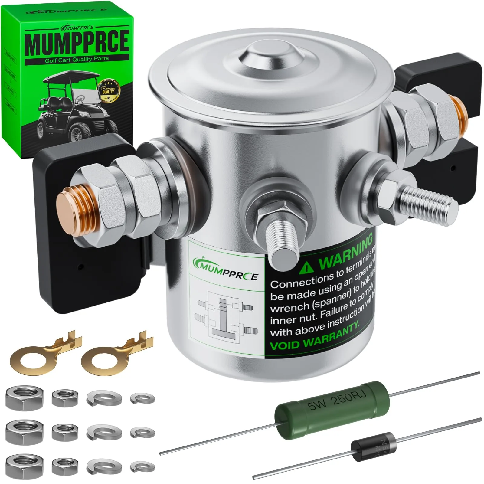 MUMPPRCE 36V Solenoid Relay for E-Z-GO TXT & Marathon