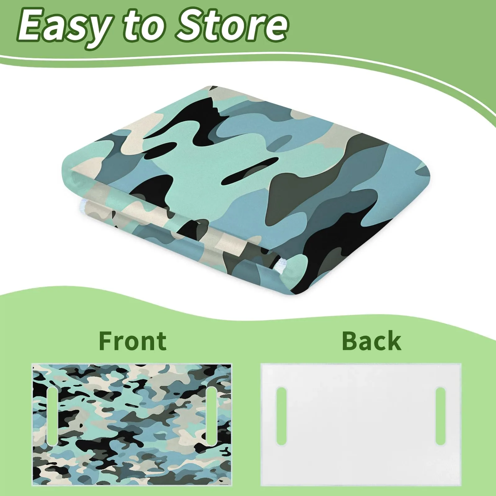 Tiveruda Golf Cart Seat Cover for Double Seats image 4