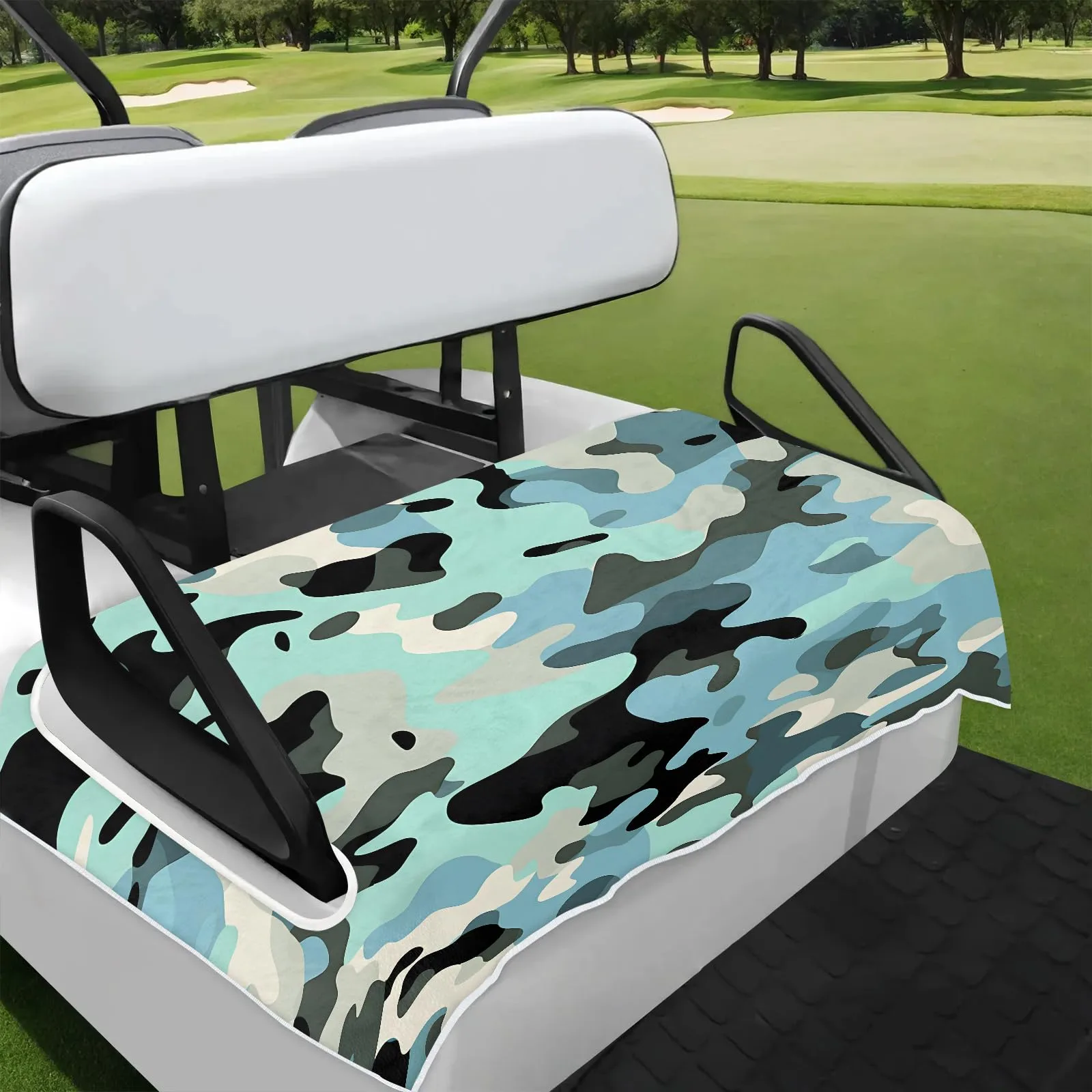 Tiveruda Golf Cart Seat Cover for Double Seats