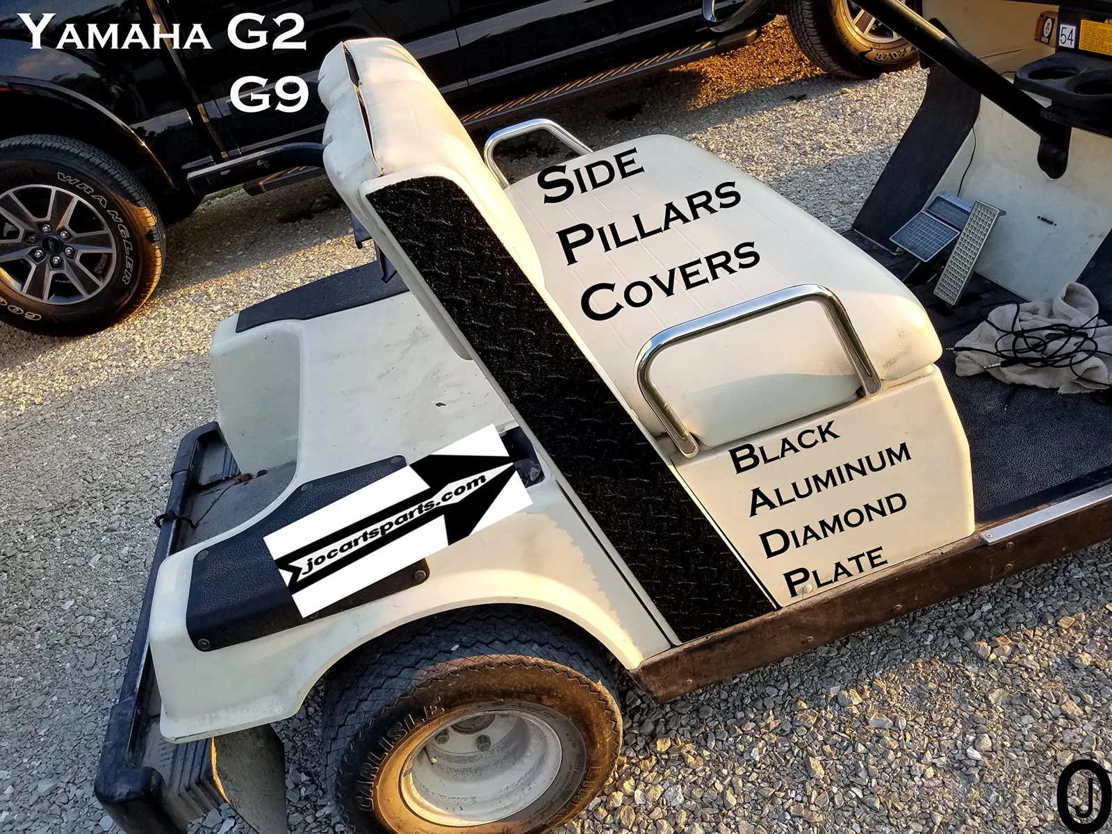 Yamaha G2/G9 Black Aluminum Side Pillar Covers