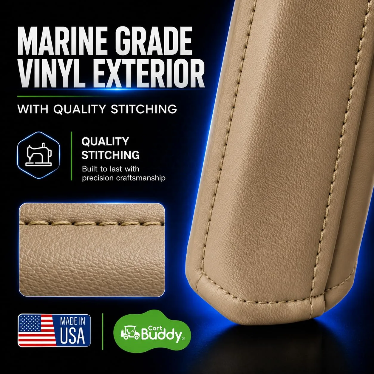 Cart Buddy Armrest Covers for E-Z-GO TXT/RXV 2014+ image 4