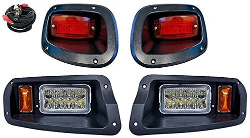 RHOX LGT-301L EZ-GO TXT Adjustable Front LED Light Kit (2014+)
