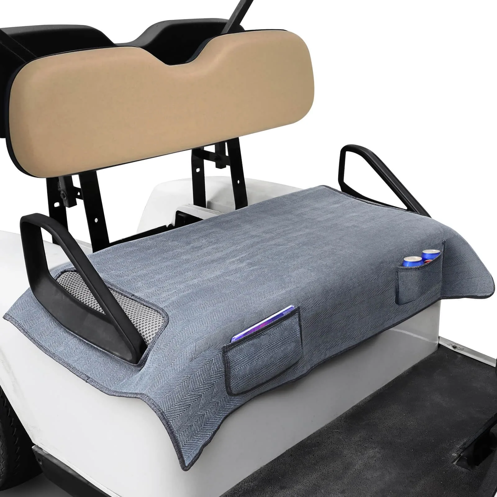 MOSNAI Golf Cart Seat Blanket Cover for Club Car and E-Z-GO
