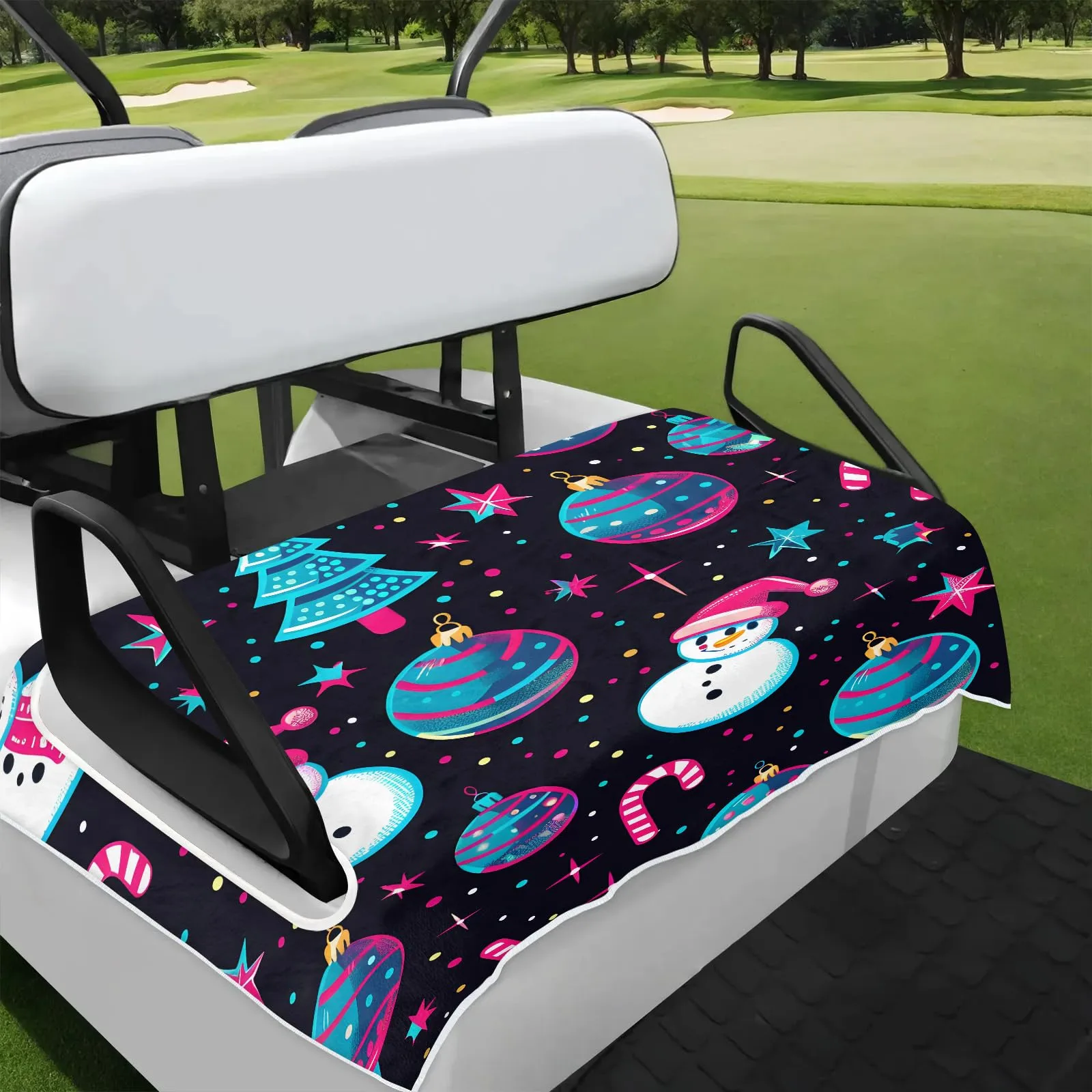 Tiveruda Golf Cart Seat Cover for Double Seats
