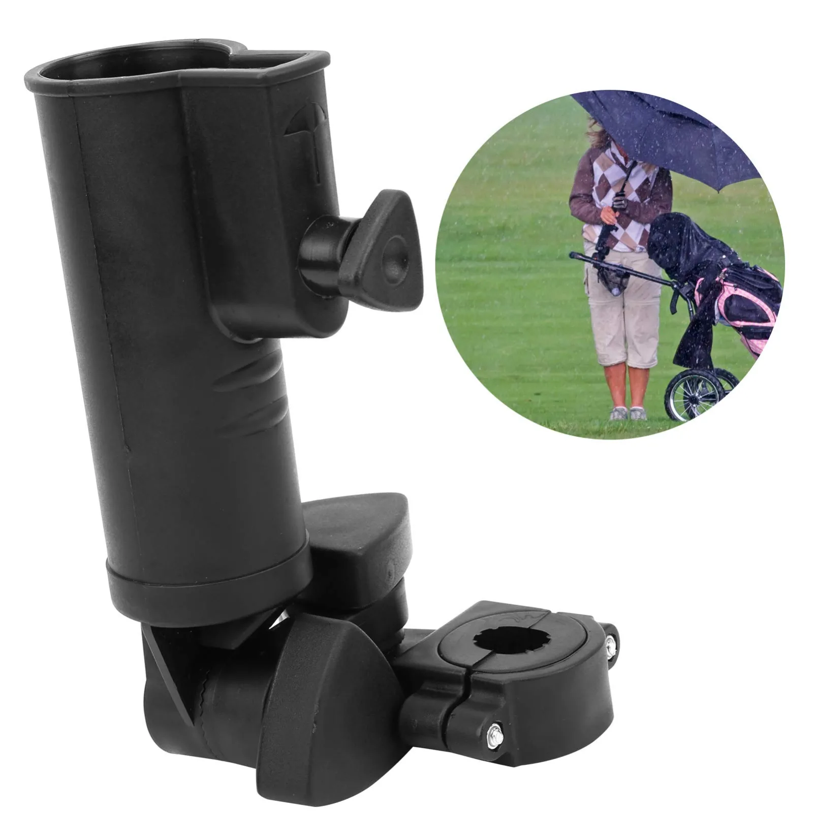 Generic Adjustable Golf Cart Umbrella Holder image 3