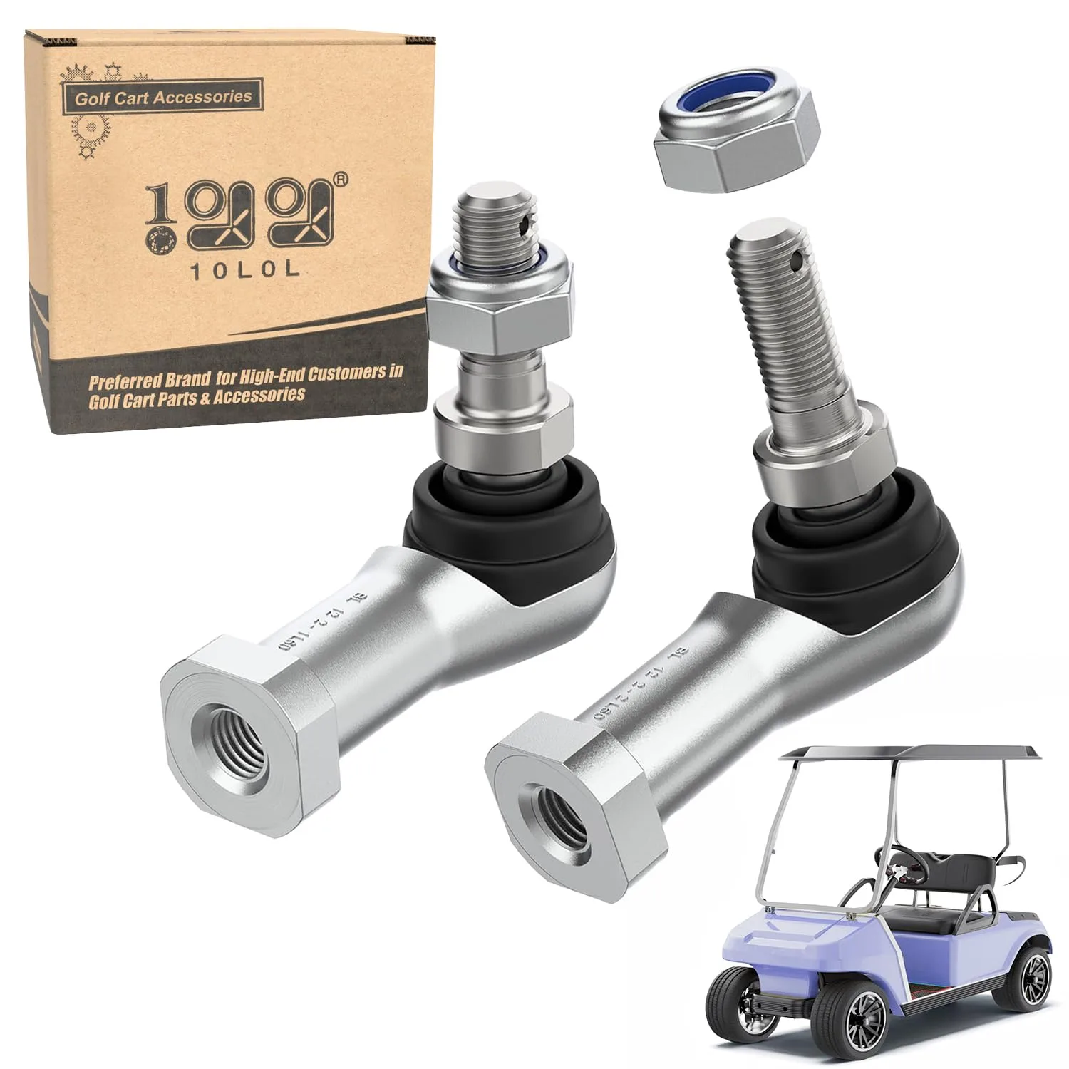 10L0L Tie Rod End Kit for Club Car DS & Carryall 2009+