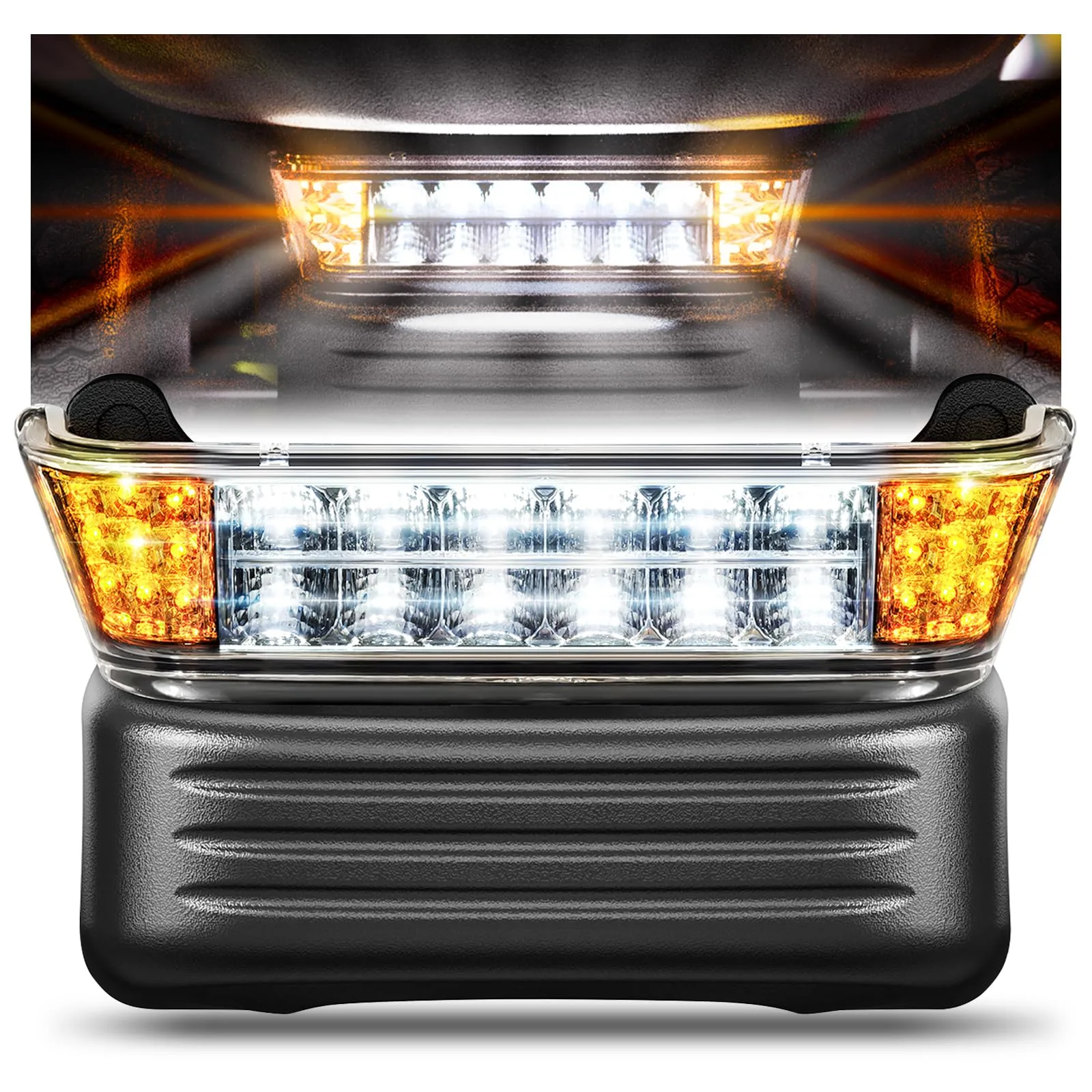 OMEIPMEO LED Headlight with Bumper for Club Car Precedent