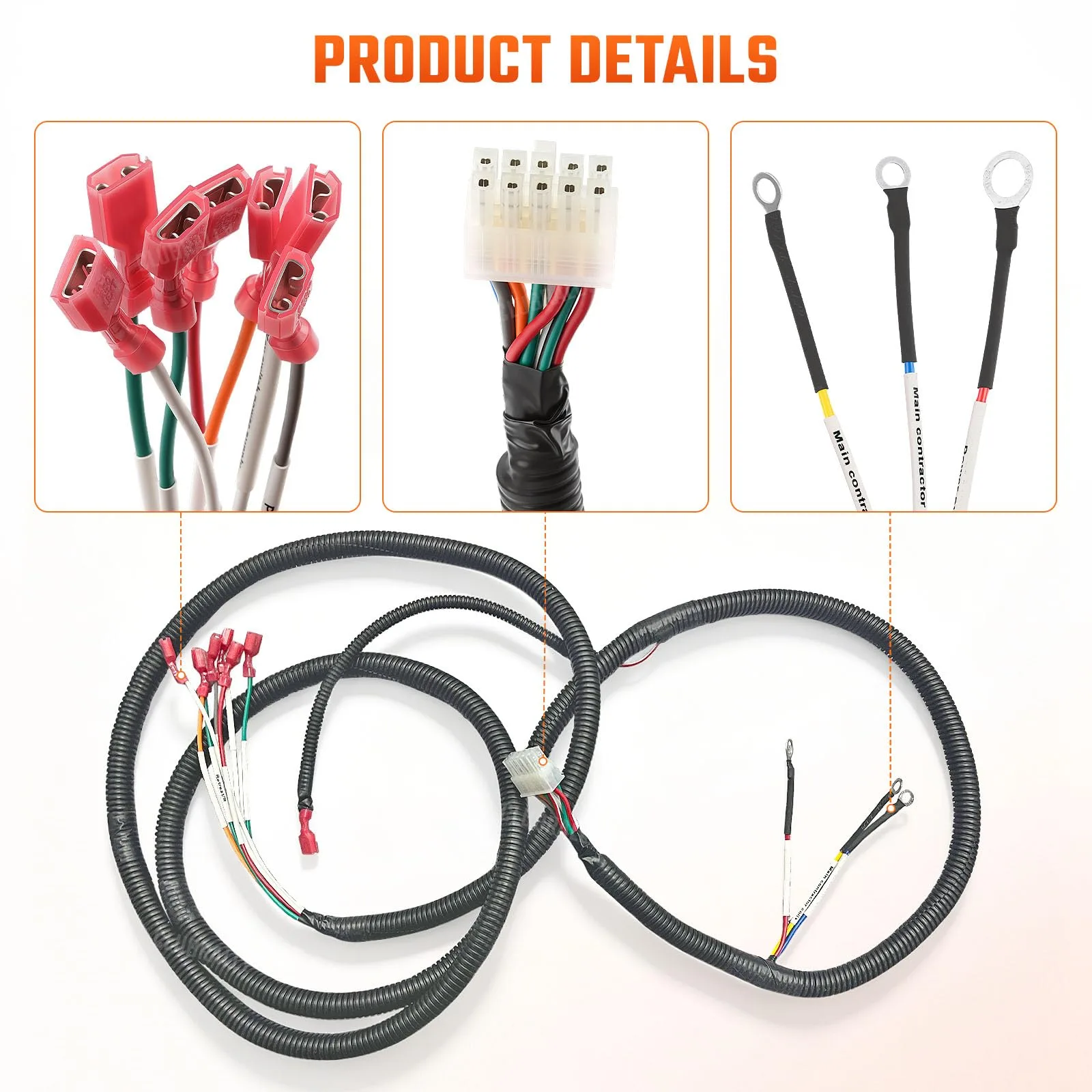 CLUBRALLY E-Z-GO PDS Control Wiring Harness Aix-CB-099 image 3